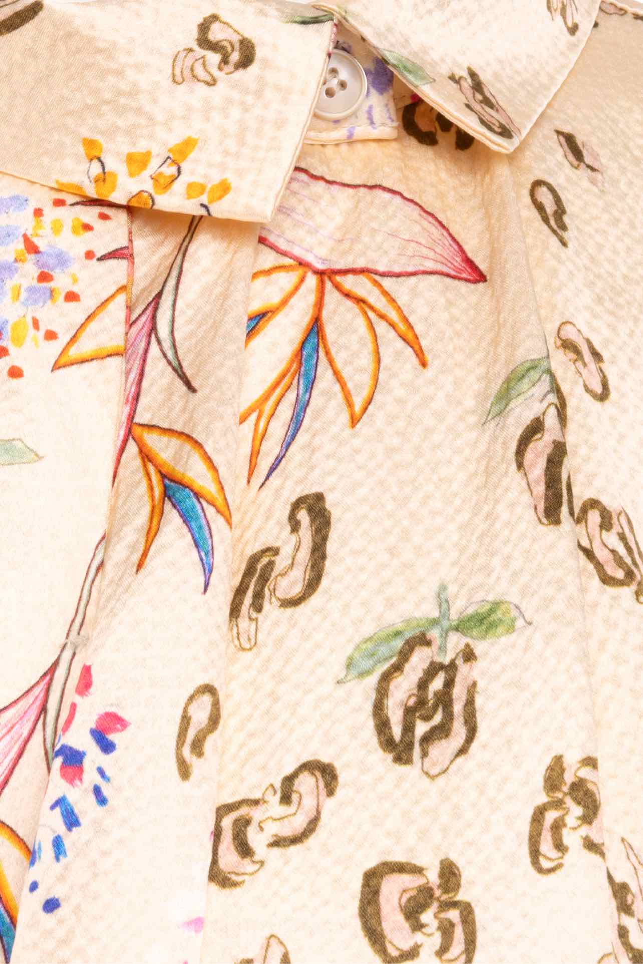 Forte_Forte Size 2 Floral Long Sleeve Maxi Dress - Image 3