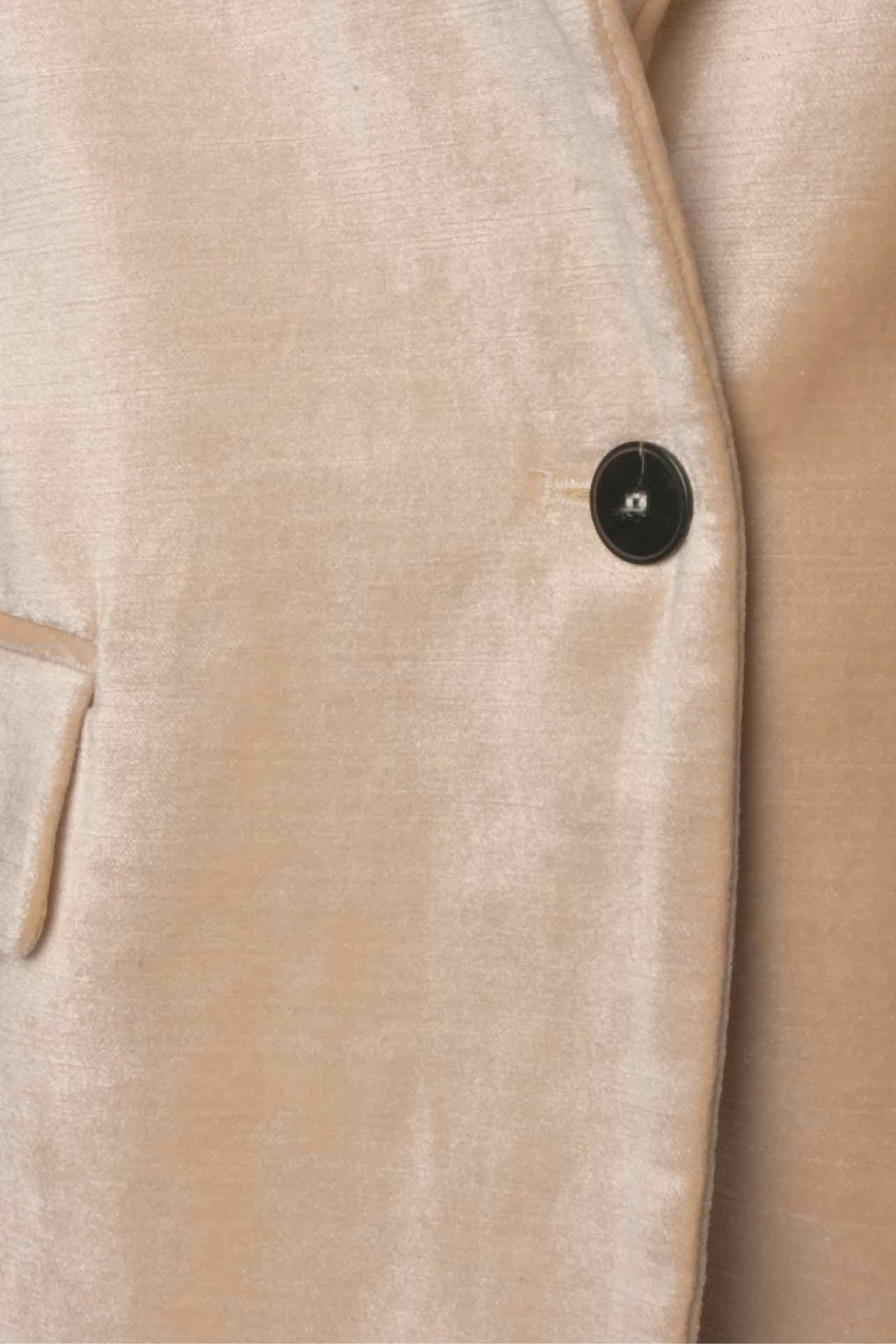 Forte_Forte Size 2 Velvet Single-Breasted Blazer - Image 3
