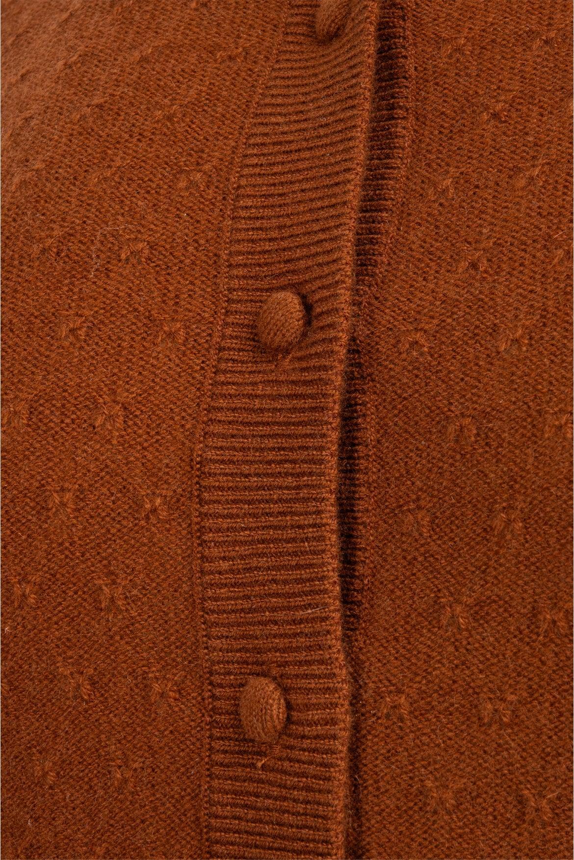 Frame Size S The Cashmere Pointelle Cardigan - Image 3
