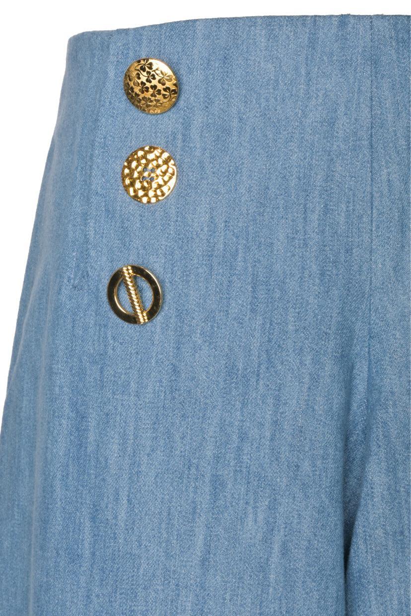 Francoise Size 36 Exclusive Bijou Cotton Pants - Image 3