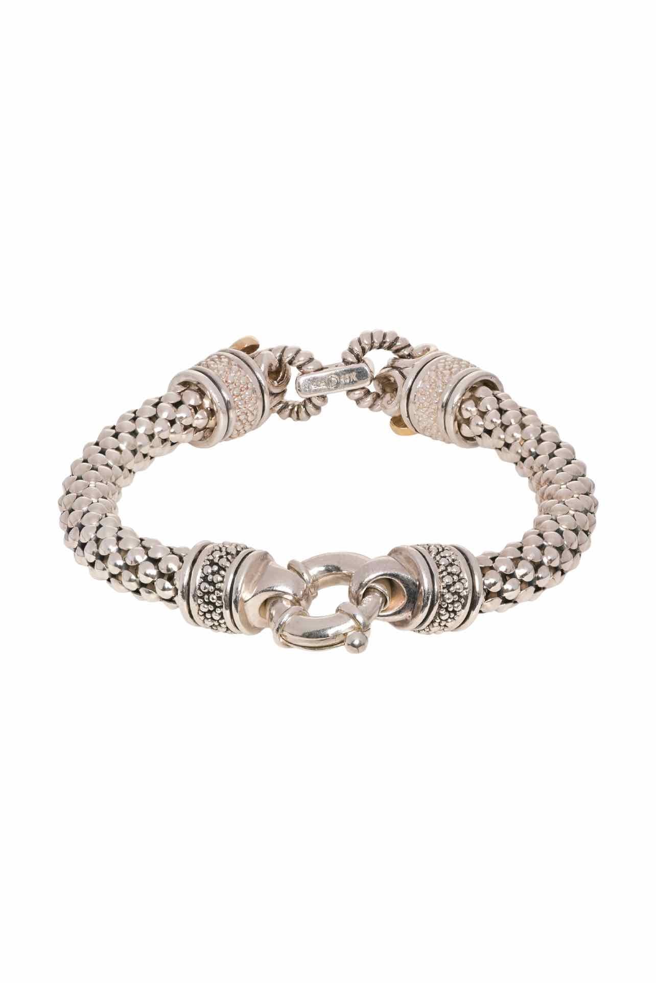 Gabrielle Bruni Silver & 14K Yellow Gold Diamond Popcorn Caviar Bracelet - Image 2