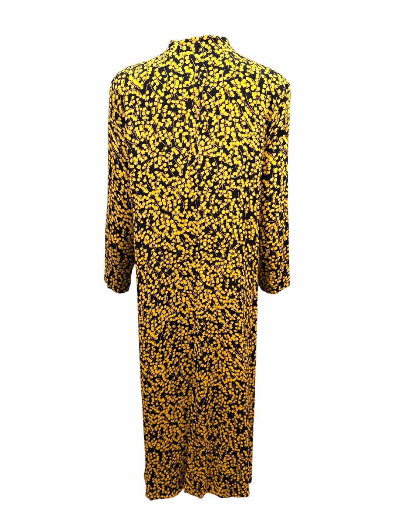 Ganni Size 38 Floral Viscose Dress - Image 2