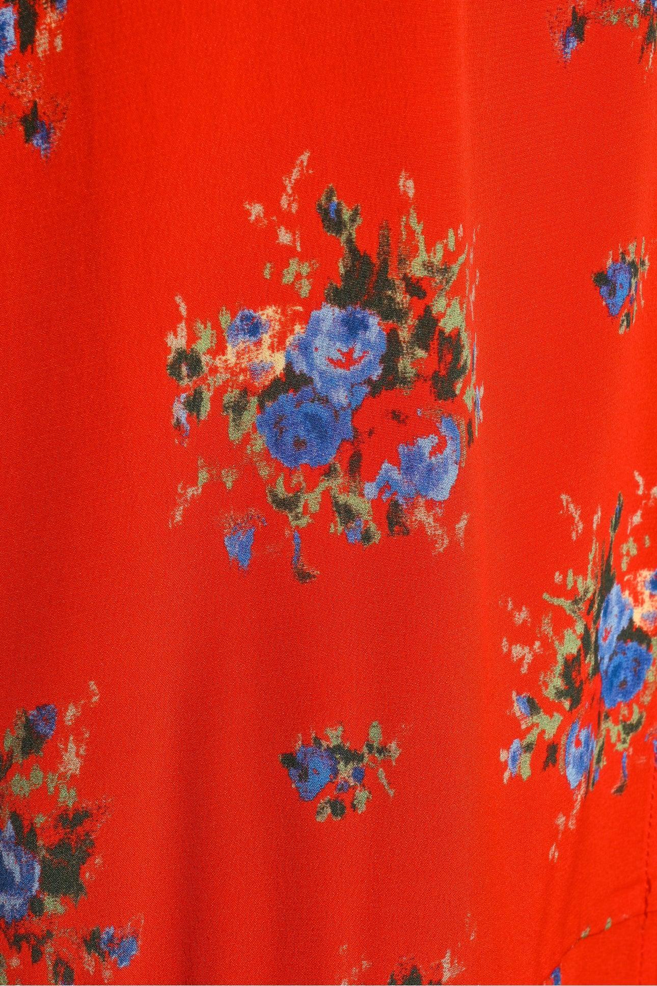 Ganni Size 38 Floral Wrap Maxi Dress - Image 3