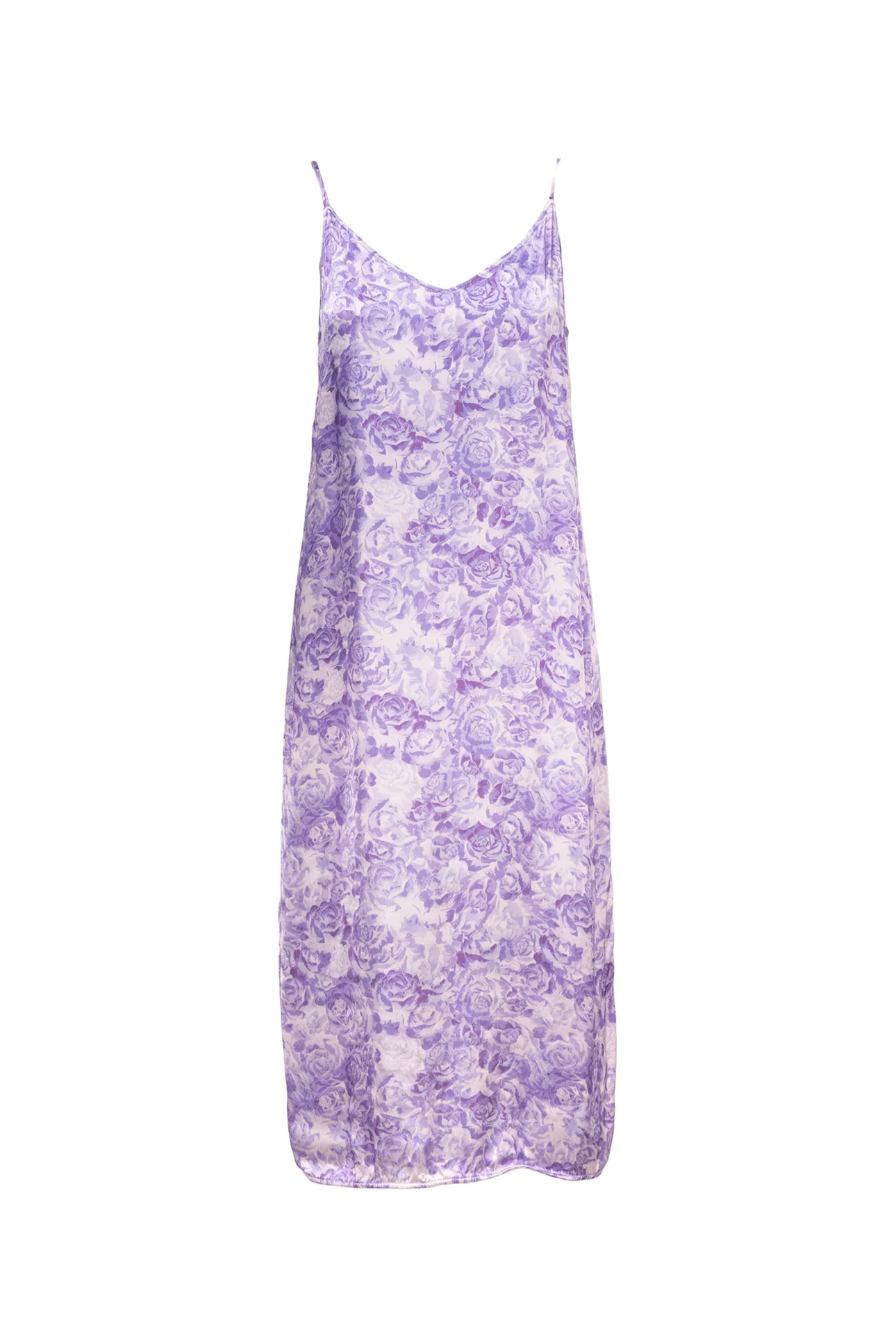 Ganni Size 40 Floral Print Midi Shift Dress