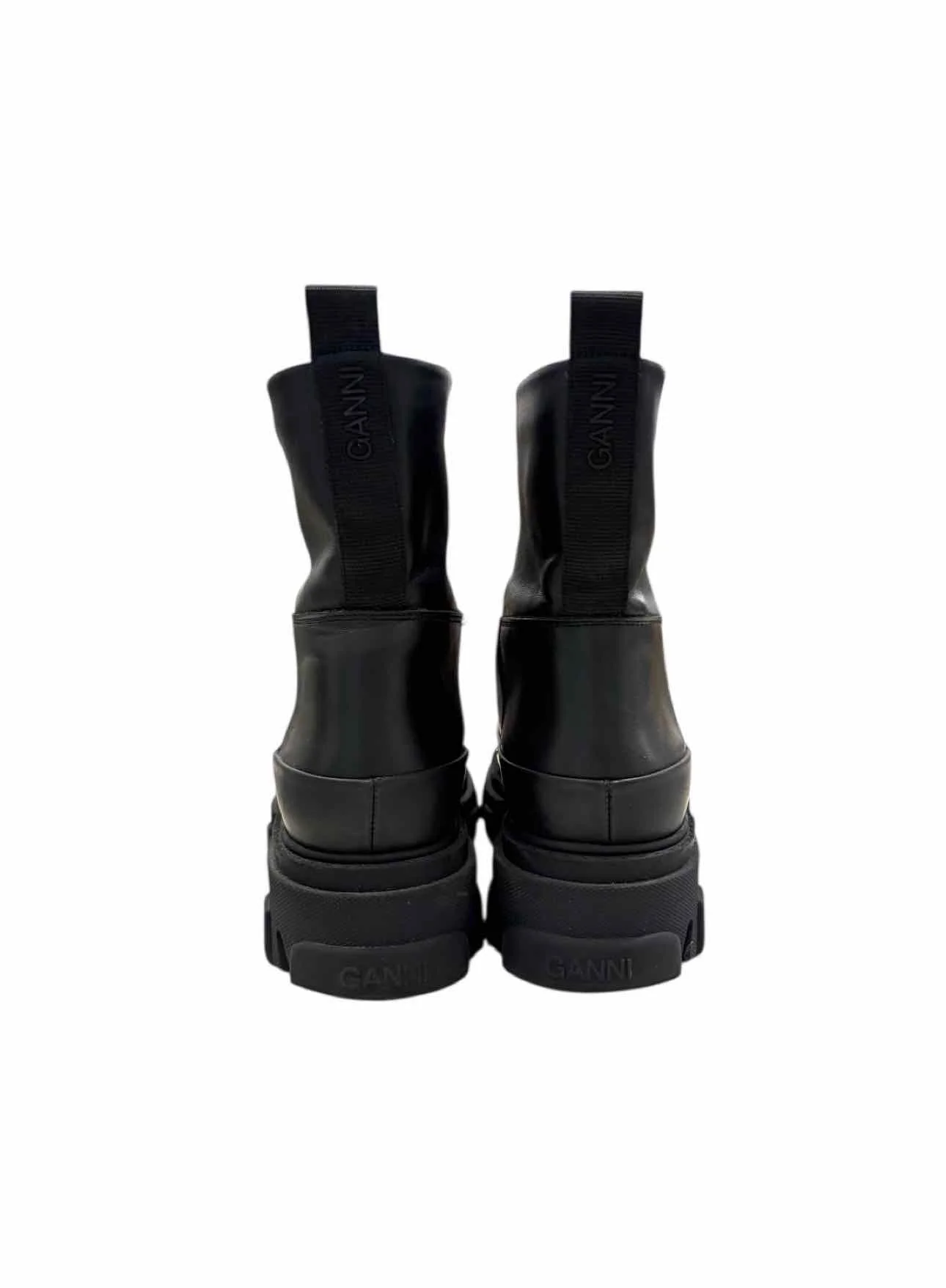 Ganni Size 41 Tubular Ankle Boots - Image 4
