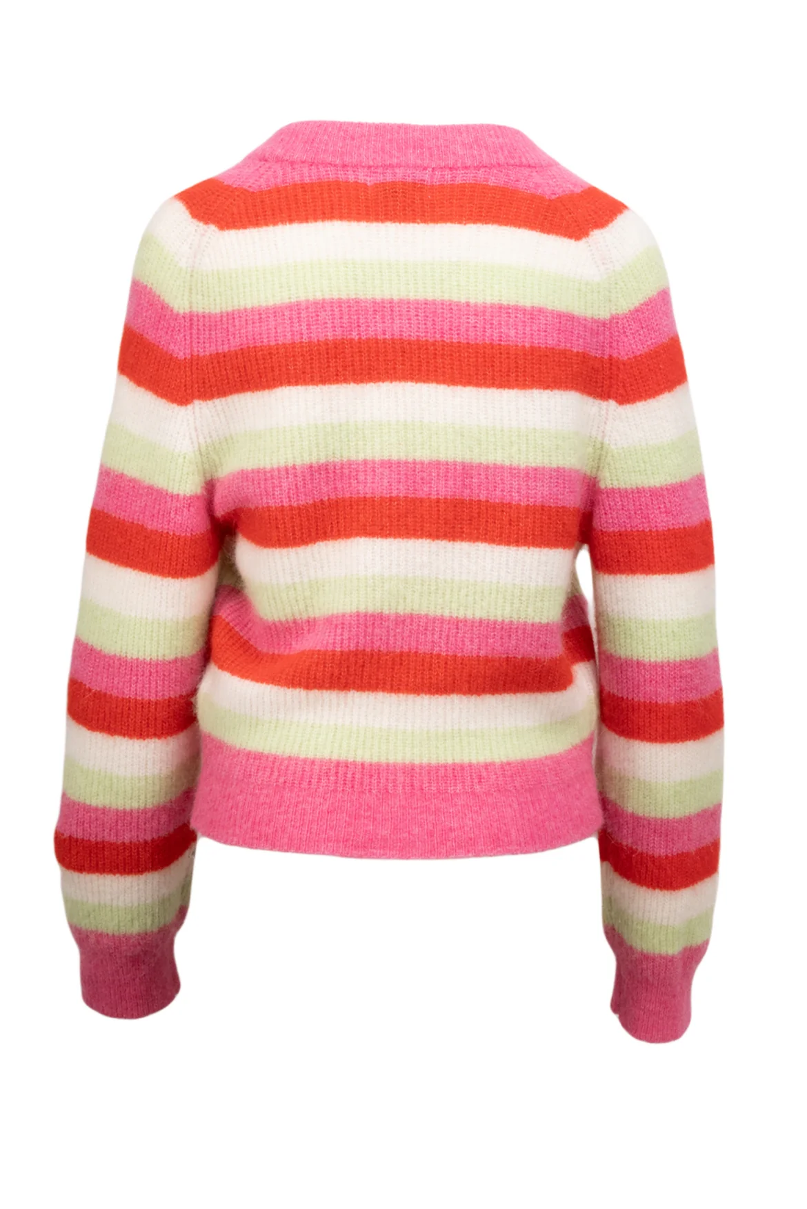 Ganni Size S Striped Soft Knit Cardigan - Image 2