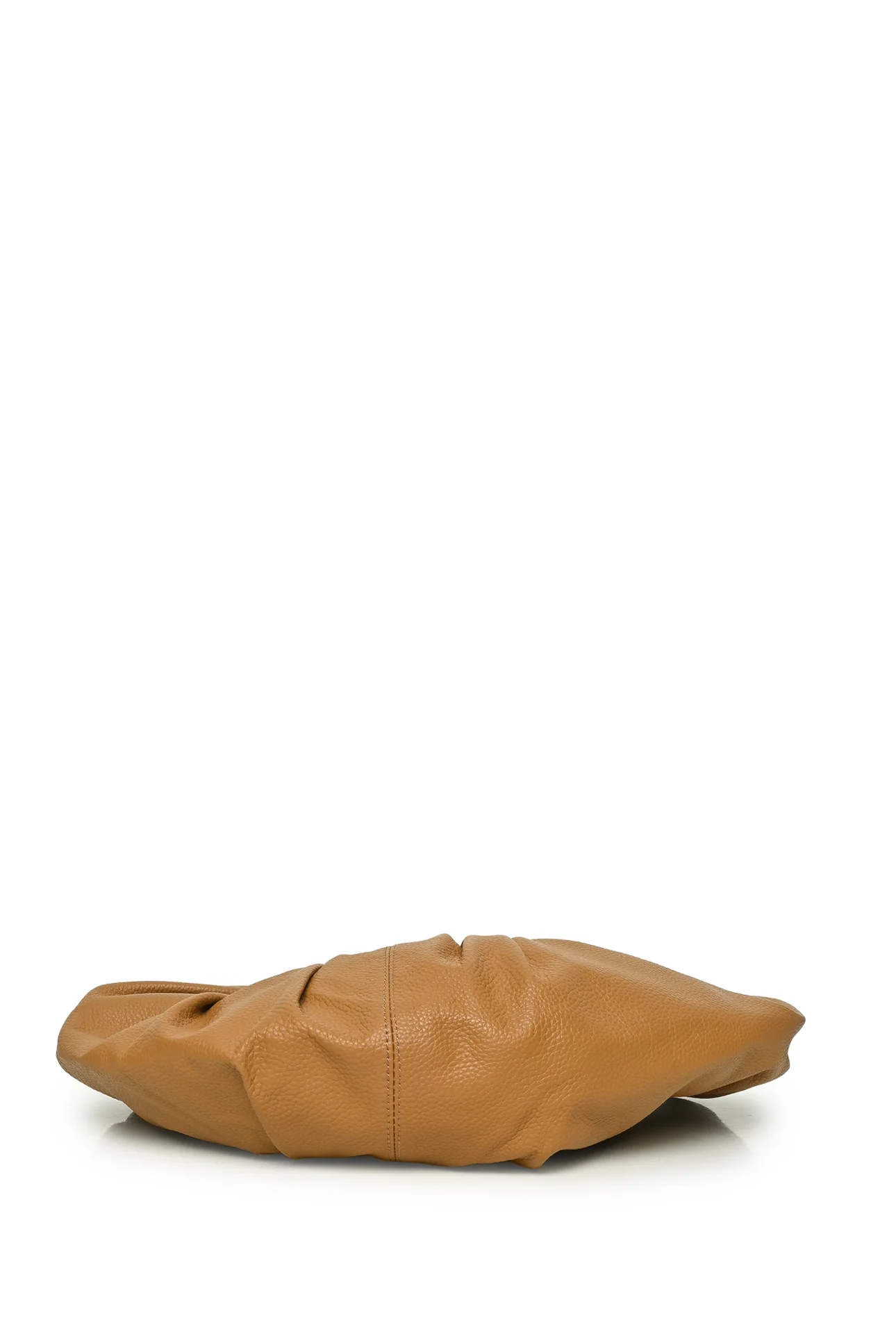 Gia Studios Croissant Pleated Vegan Leather Shoulder Bag - Image 4