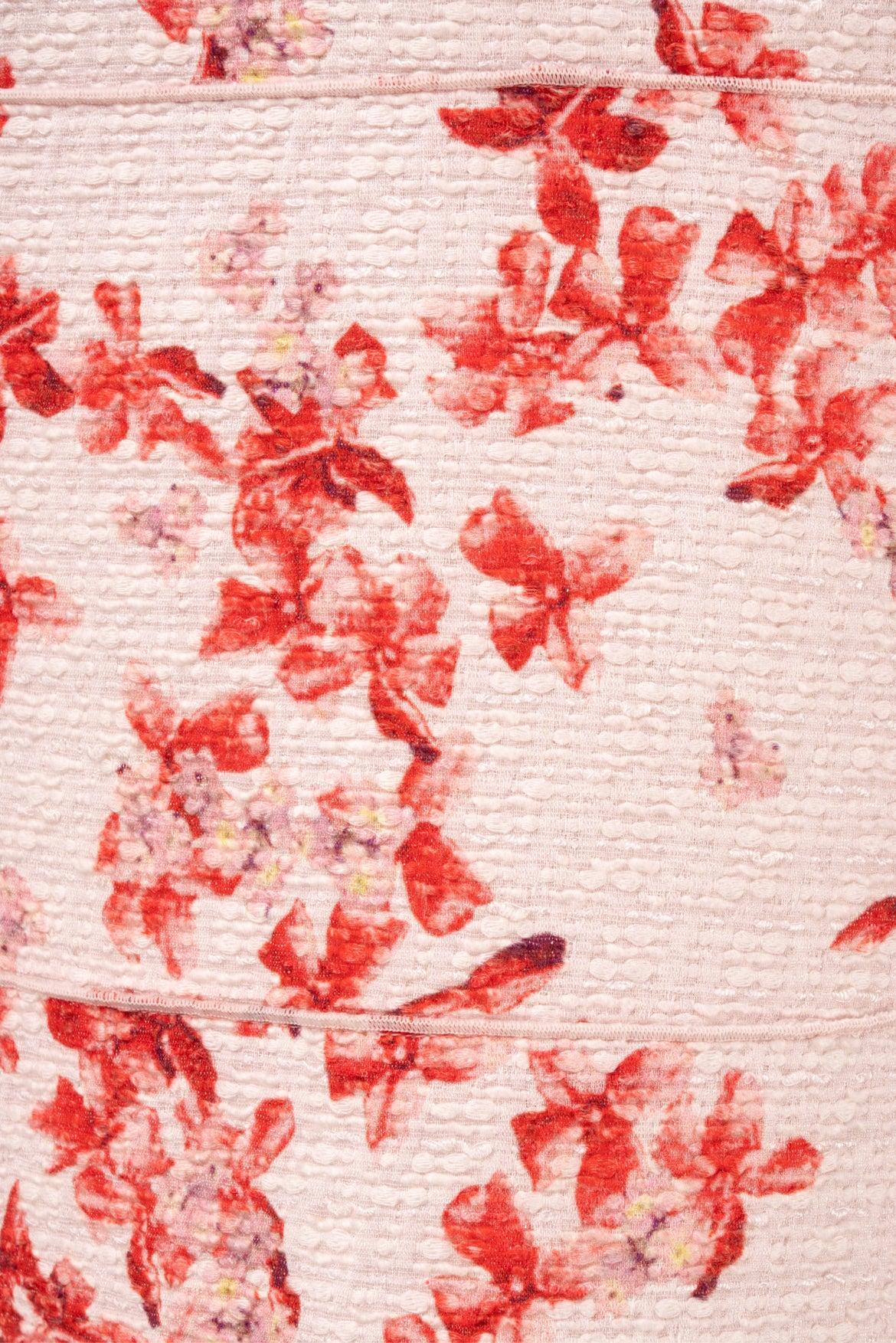 Giambattista Valli Size M Floral Sleeveless Mini Dress - Image 3