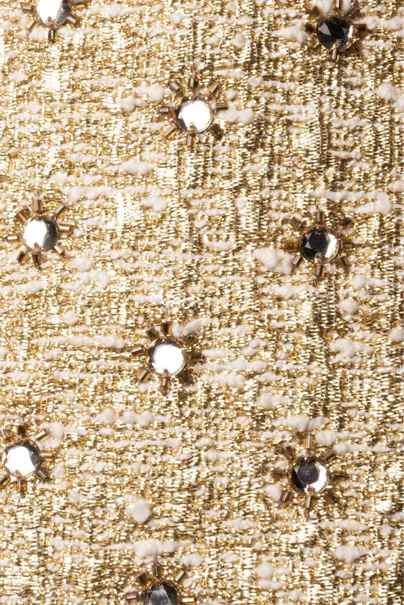 Giambattista Valli Size S Embellished Floral Pattern Skirt - Image 3