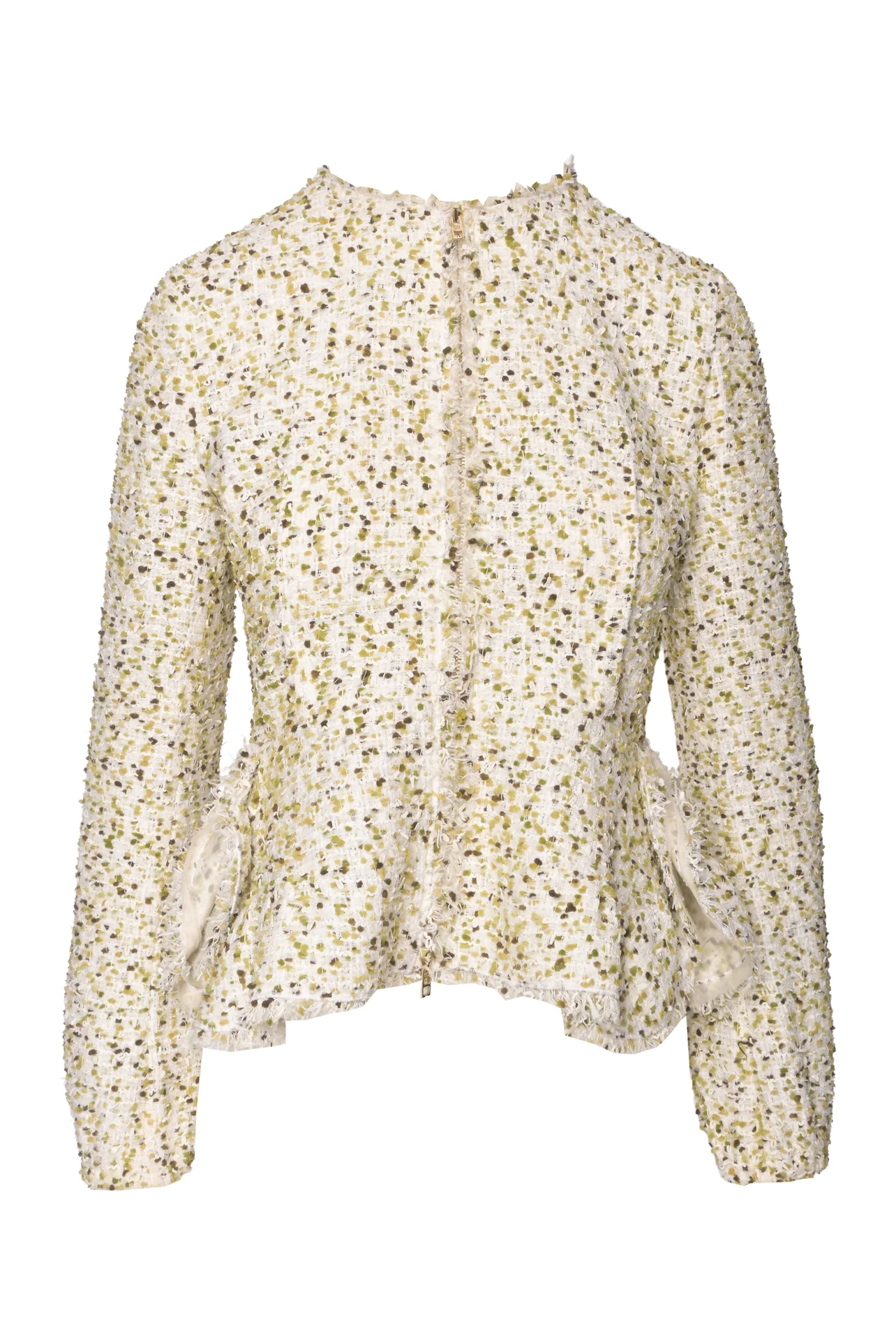 Giambattista Valli Size XS Tweed Peplum Jacket