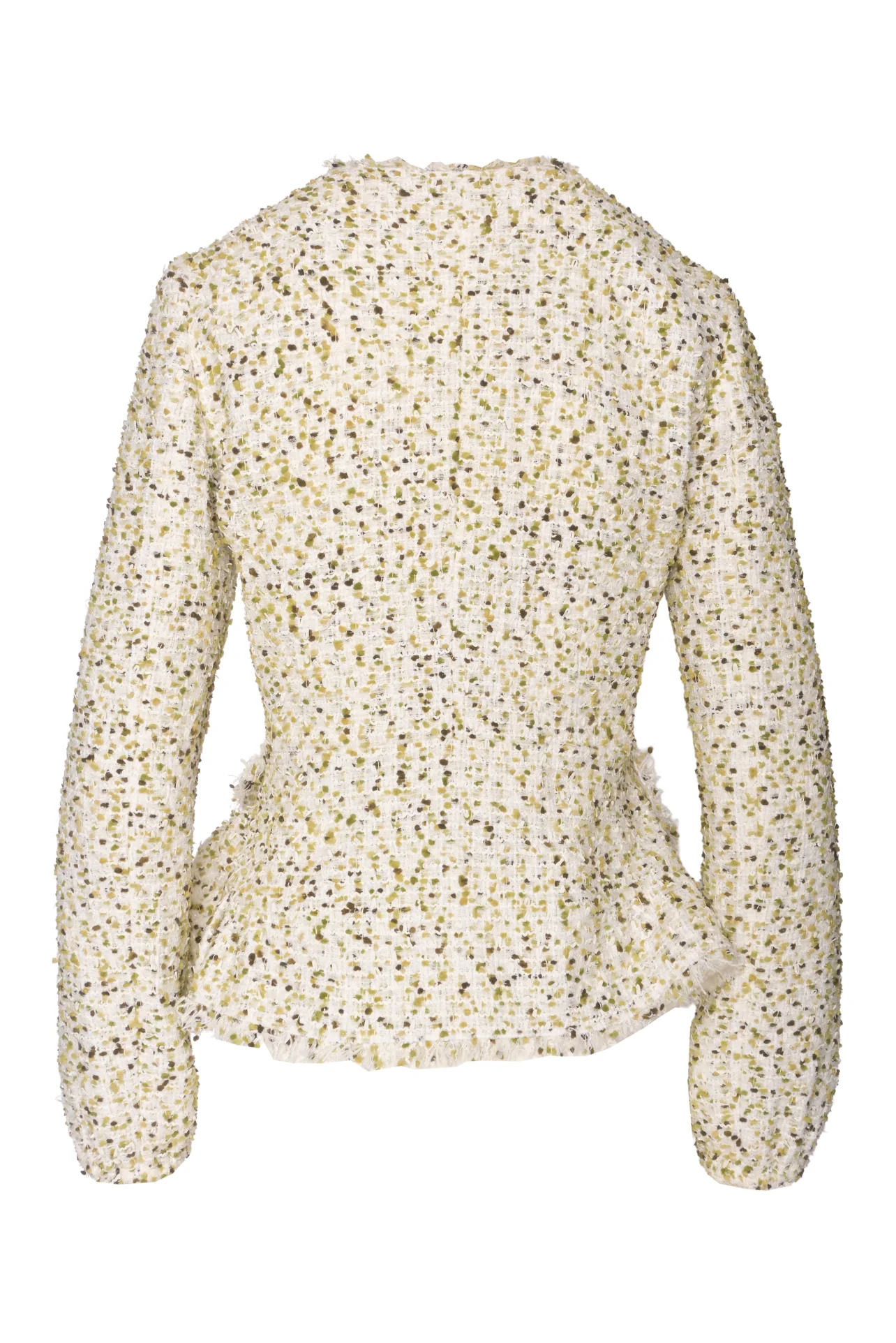 Giambattista Valli Size XS Tweed Peplum Jacket - Image 2