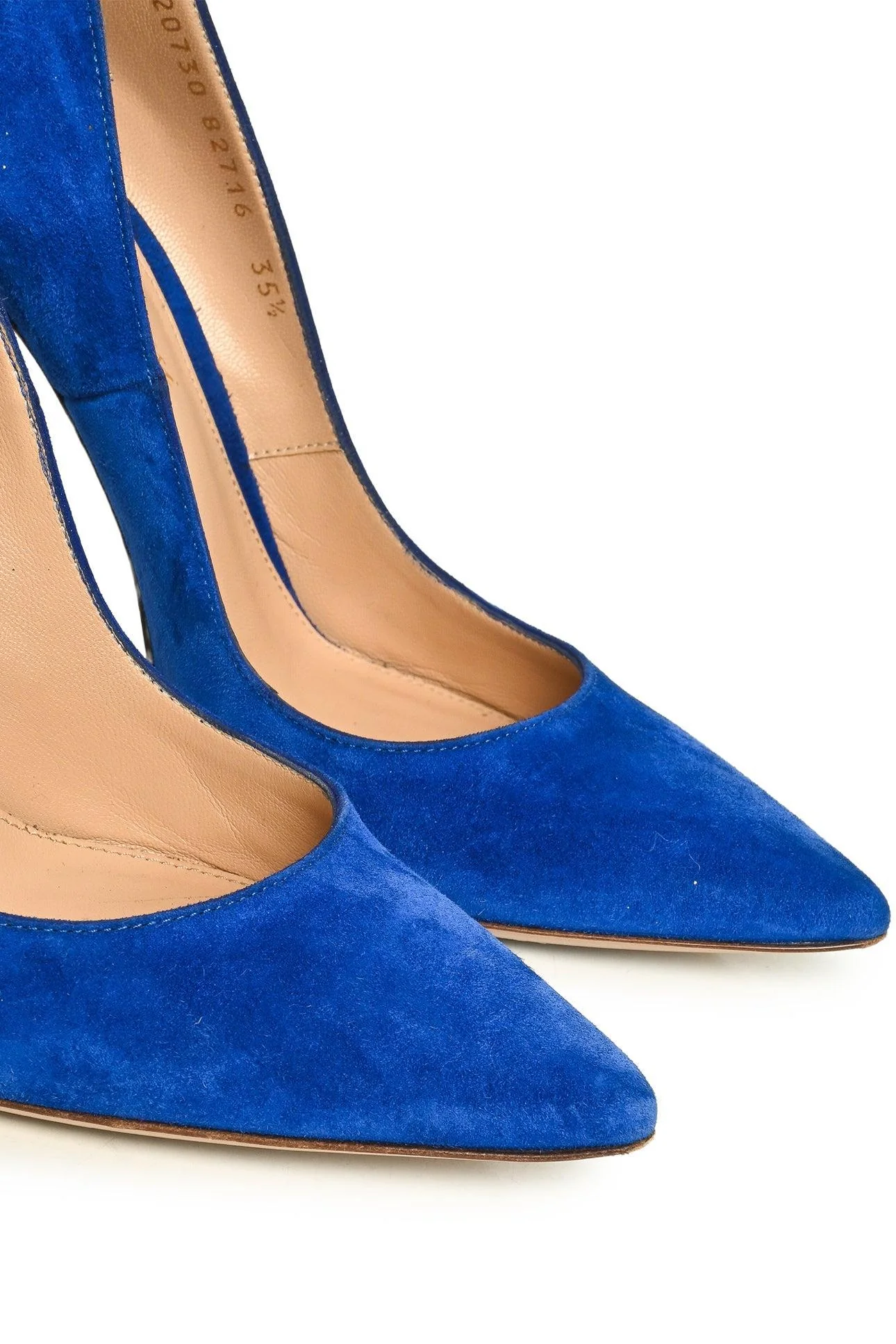 Gianvito Rossi Size 35.5 Suede 110 Pumps - Image 4