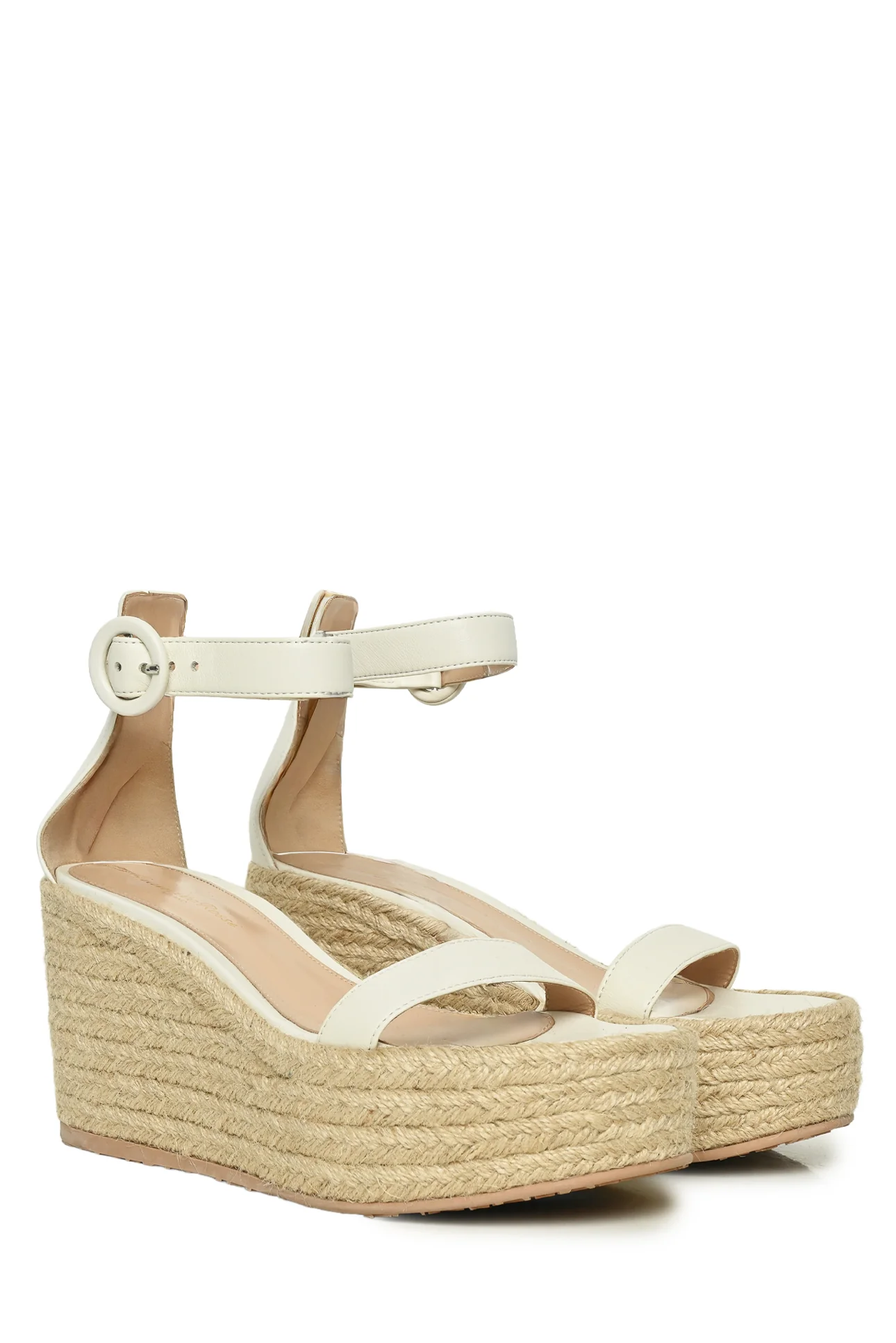 Gianvito Rossi Size 37.5 Espadrille Wedge Sandals - Image 2