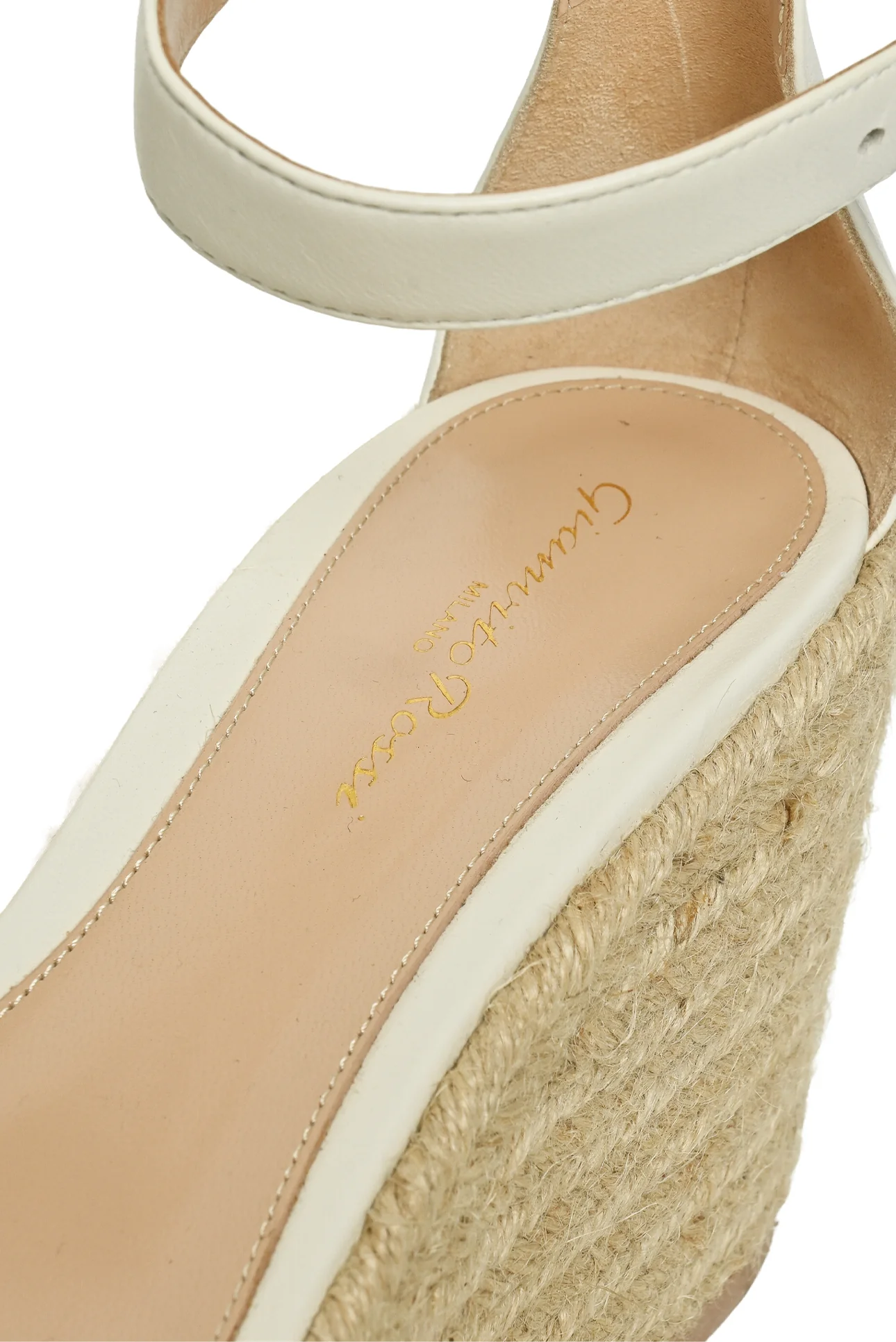 Gianvito Rossi Size 37.5 Espadrille Wedge Sandals - Image 5