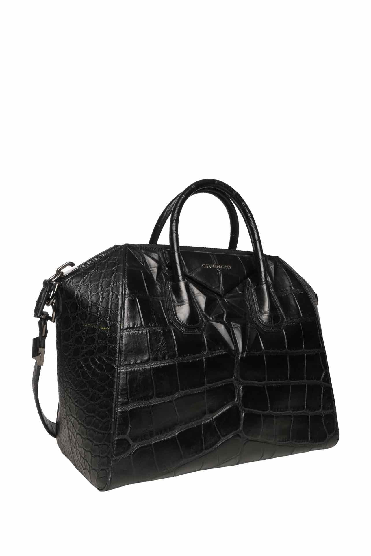 Givenchy Medium Croc Embossed Leather Antigona Tote - Image 2