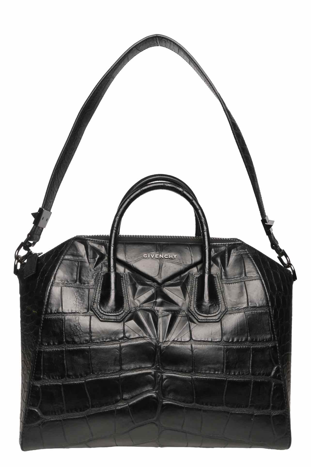 Givenchy Medium Croc Embossed Leather Antigona Tote - Image 7