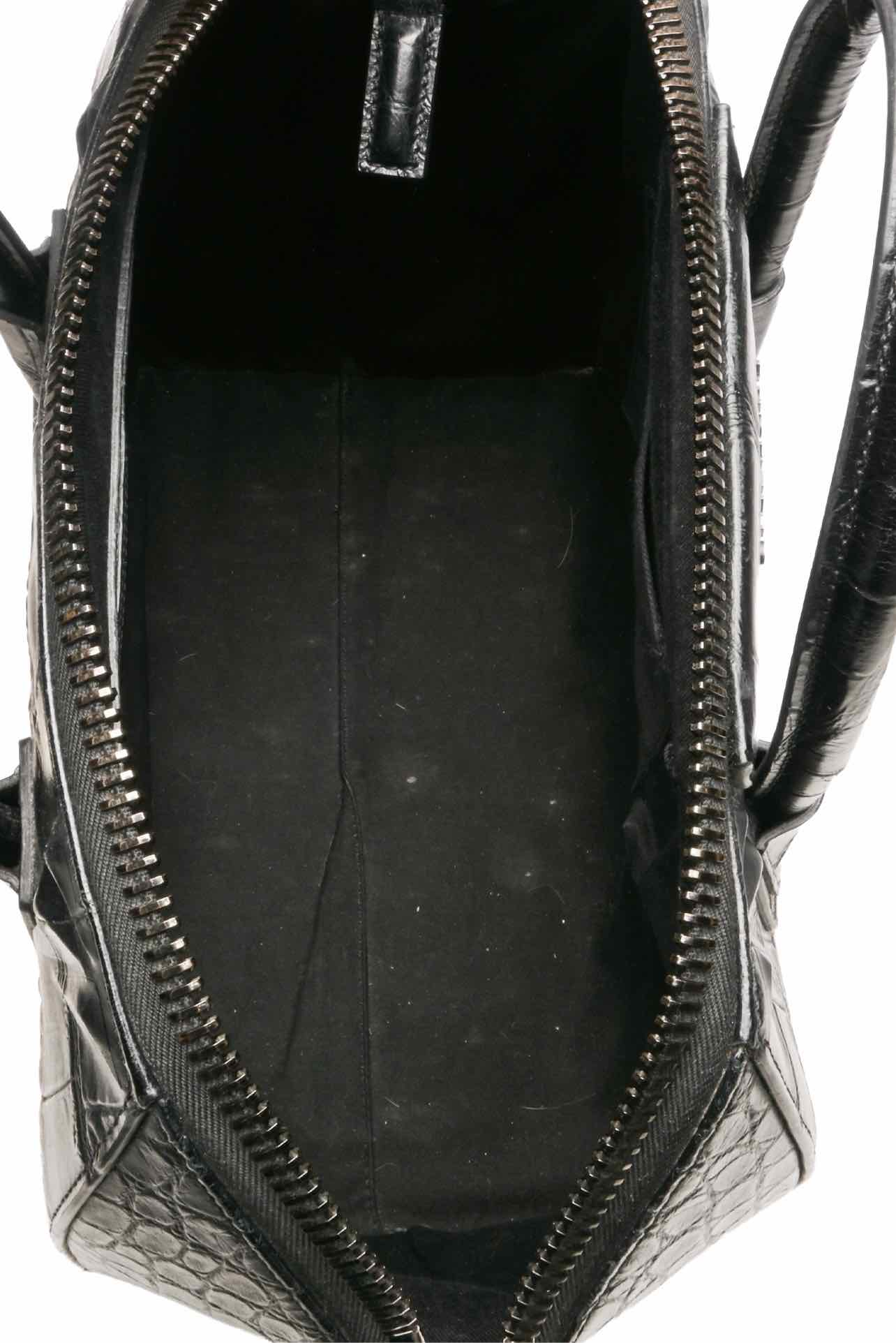 Givenchy Medium Croc Embossed Leather Antigona Tote - Image 8
