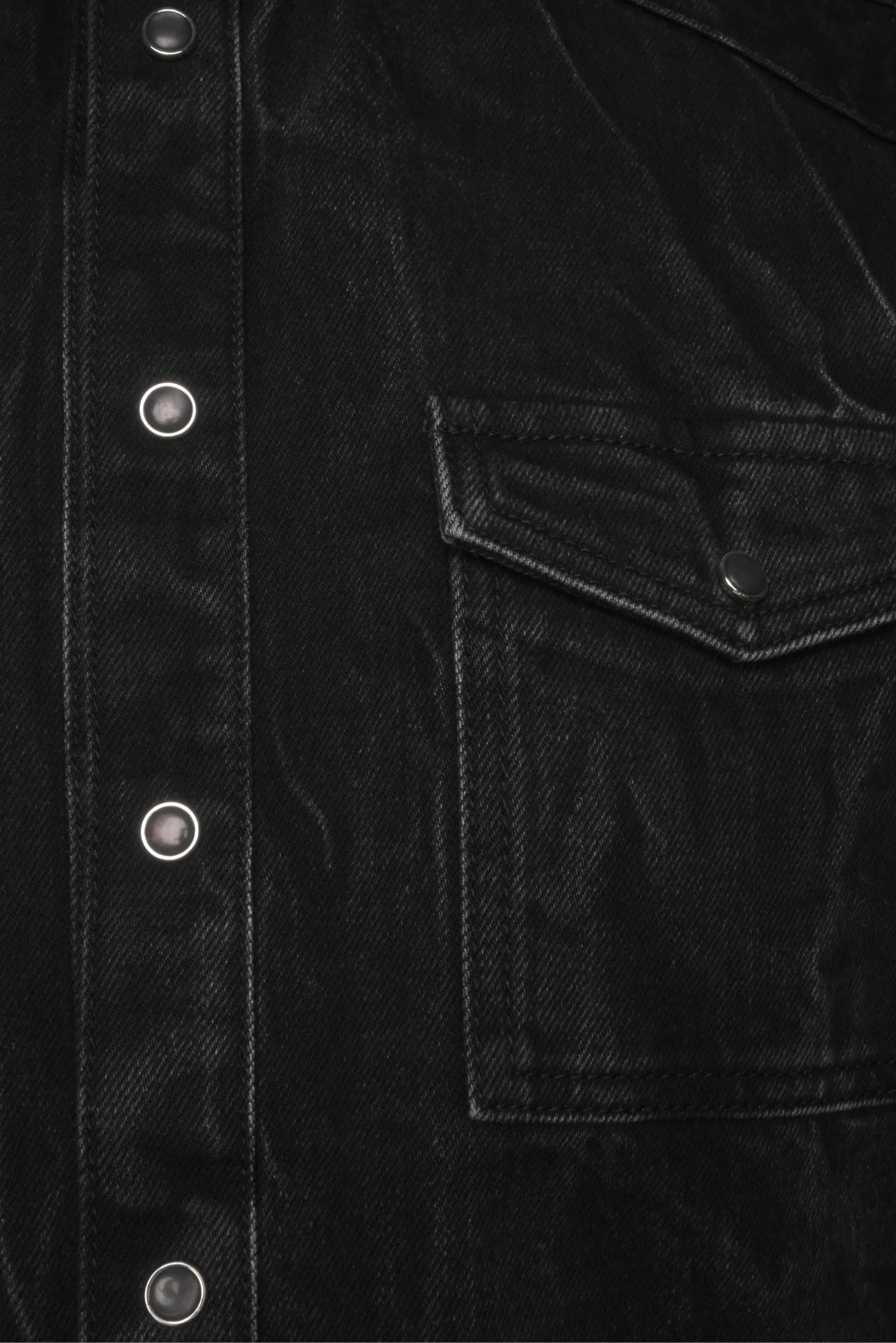 Givenchy Size 2 Sleeveless Denim Shirt - Image 3