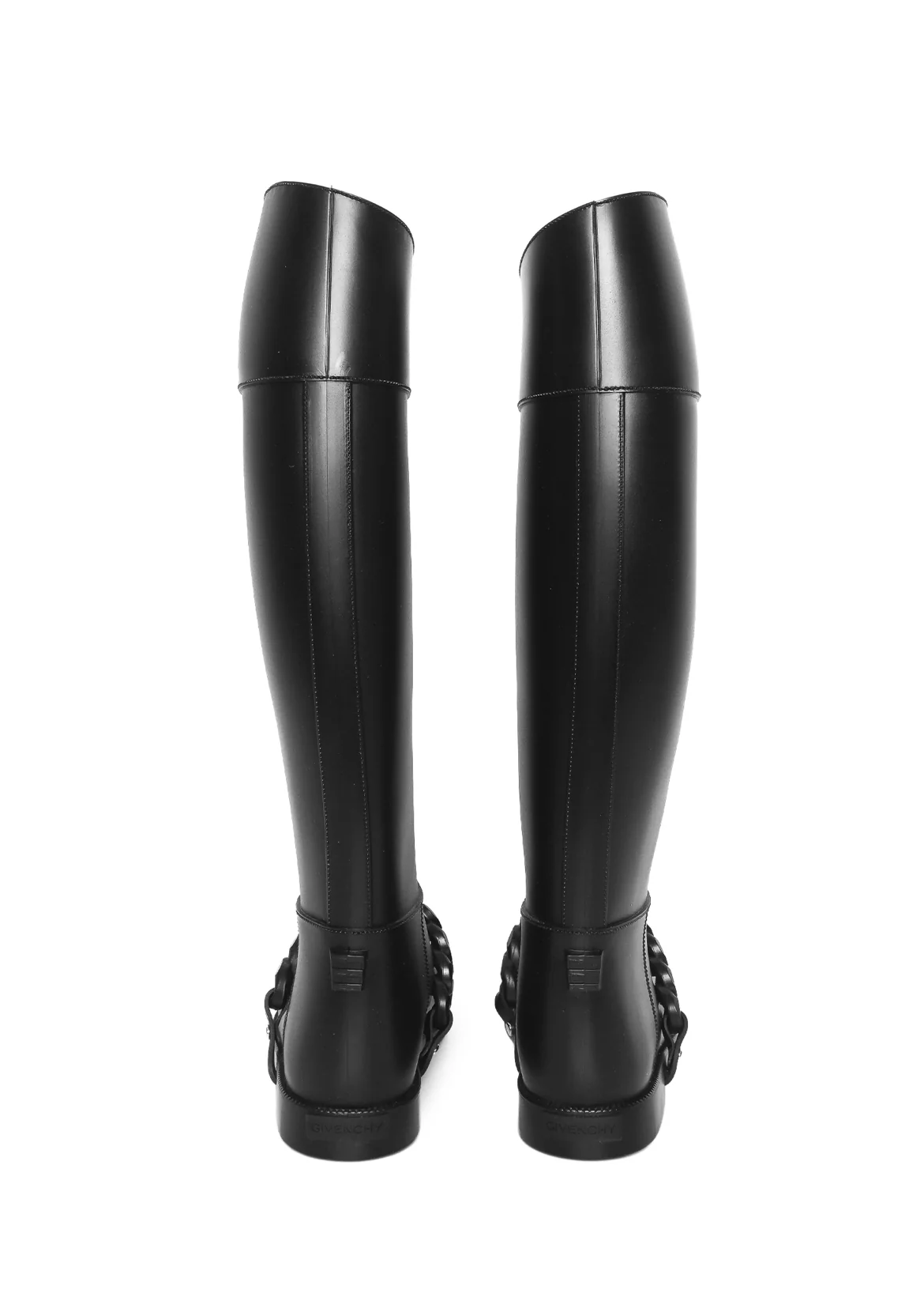 Givenchy Size 35 Chain Strap Rain Boots - Image 4
