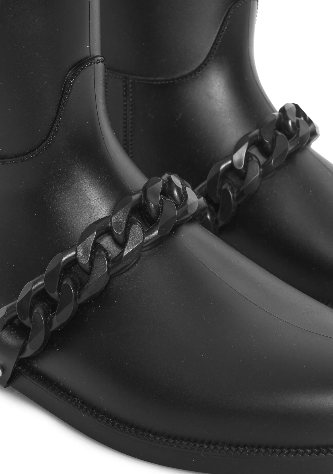 Givenchy Size 35 Chain Strap Rain Boots - Image 6