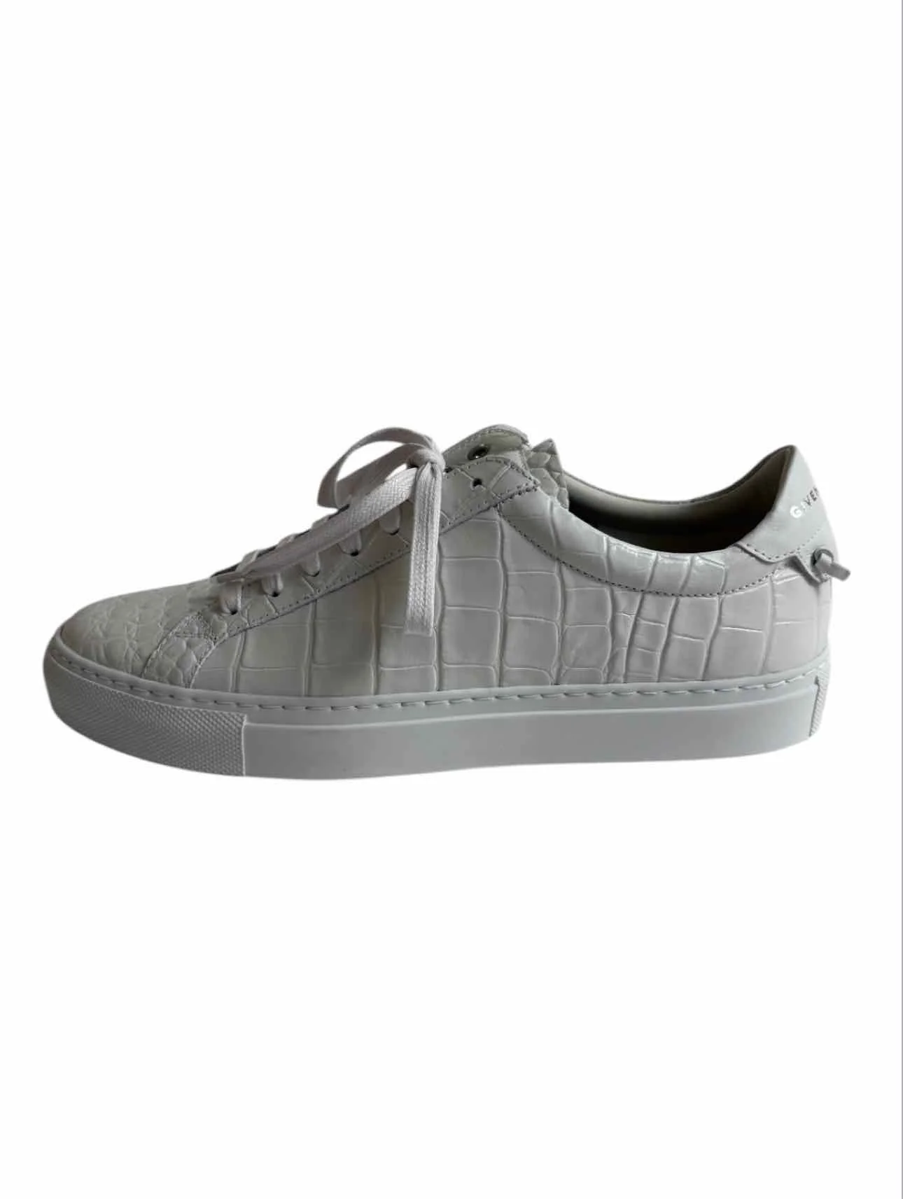 Givenchy Size 38 Urban Street Croc Embossed Leather Sneaker - Image 3