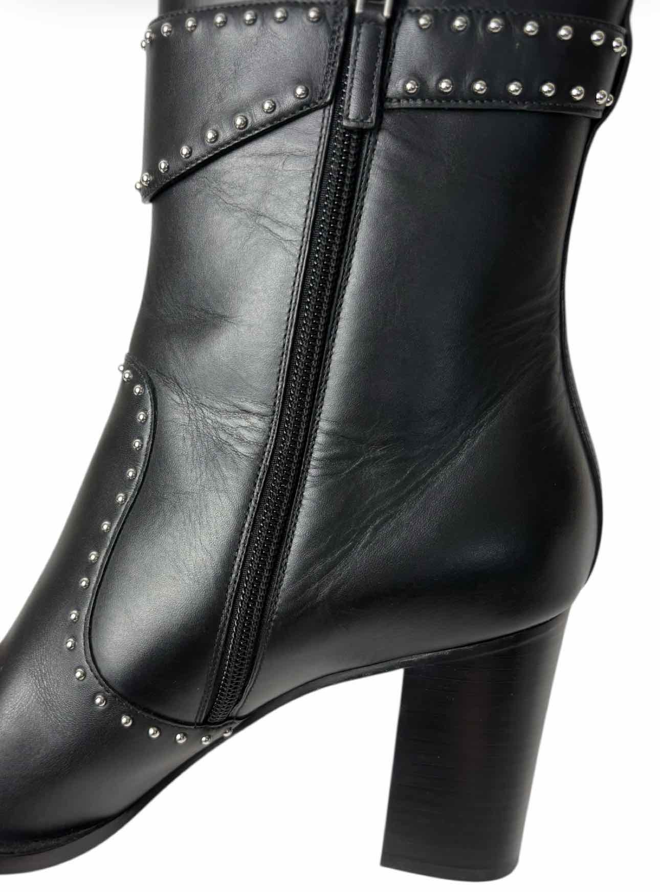 Givenchy Size 39.5 Elegant  Studded Leather Ankle Boots - Image 13