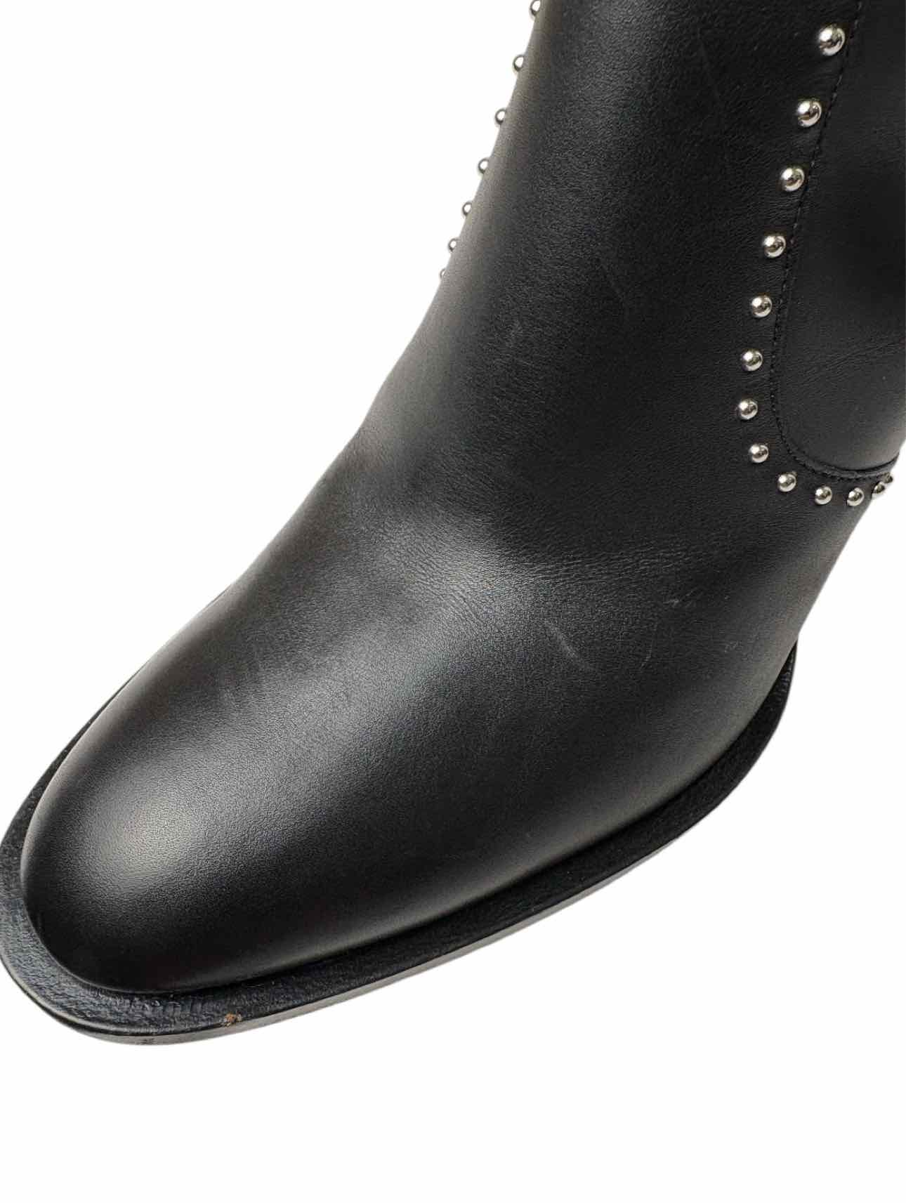 Givenchy Size 39.5 Elegant  Studded Leather Ankle Boots - Image 9