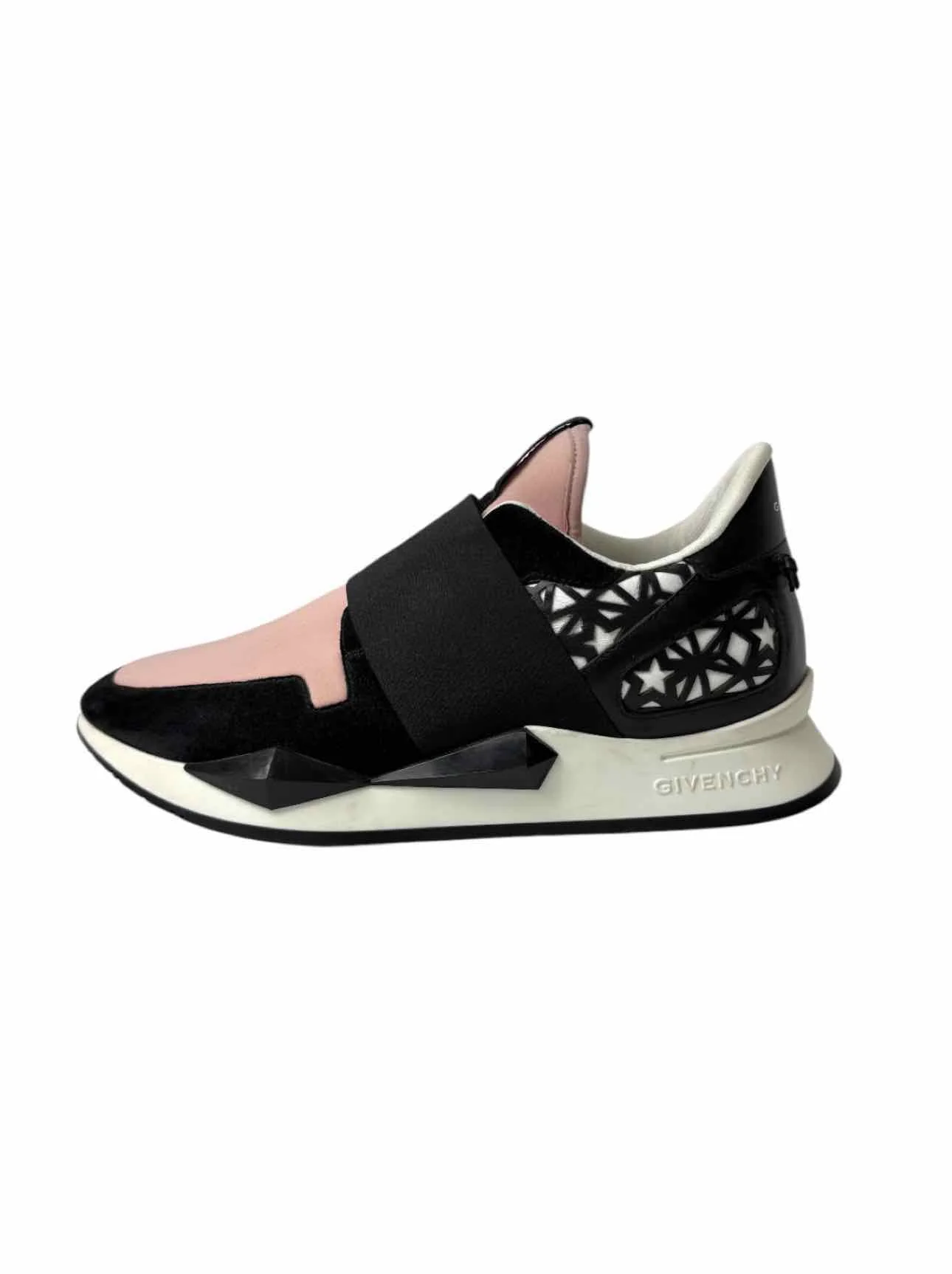 Givenchy Size 39.5 Laser Cut Neoprene Sneaker - Image 3