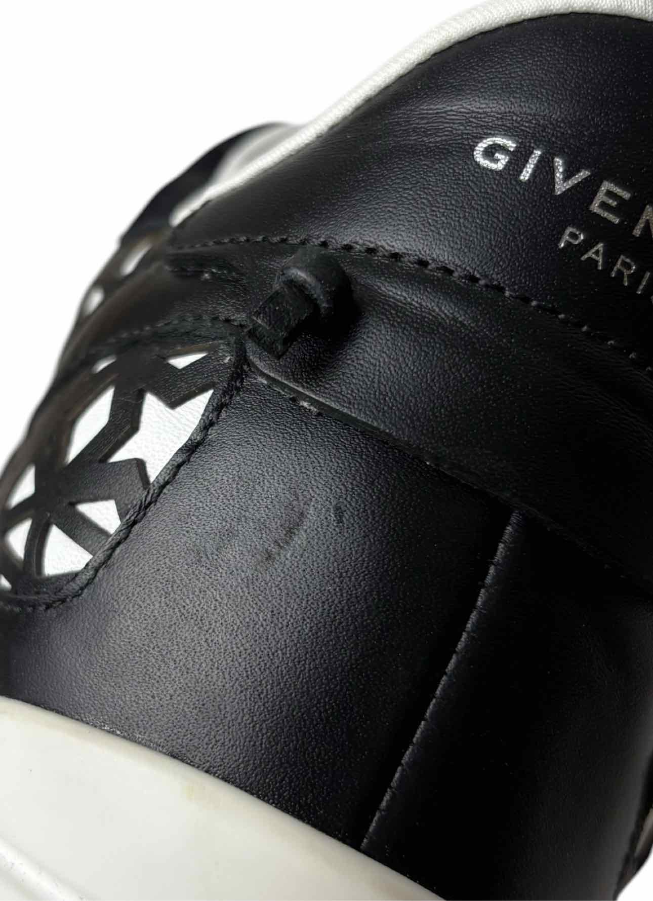 Givenchy Size 39.5 Laser Cut Neoprene Sneaker - Image 6