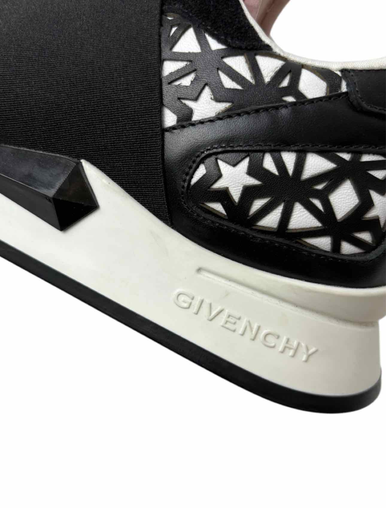 Givenchy Size 39.5 Laser Cut Neoprene Sneaker - Image 9