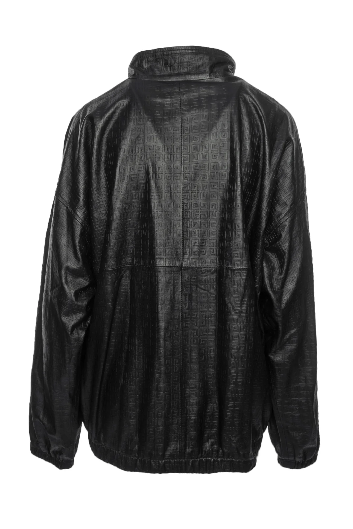 Givenchy Size 42 Men's 4G Embossed Leather Track Jacket - Image 2