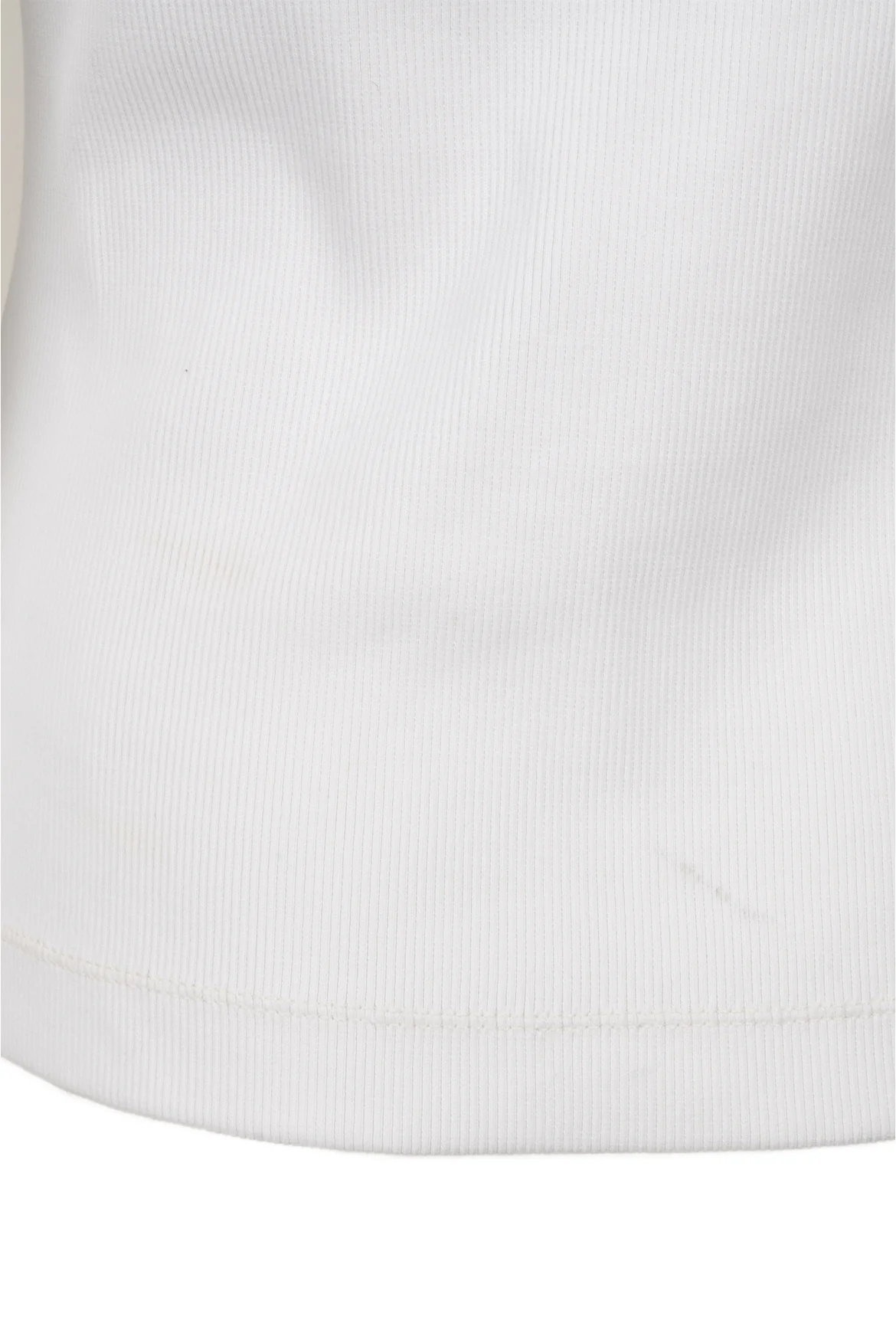 Givenchy Size L Paneled Ribbed Leather & Cotton Jersey Tank Top - Image 3