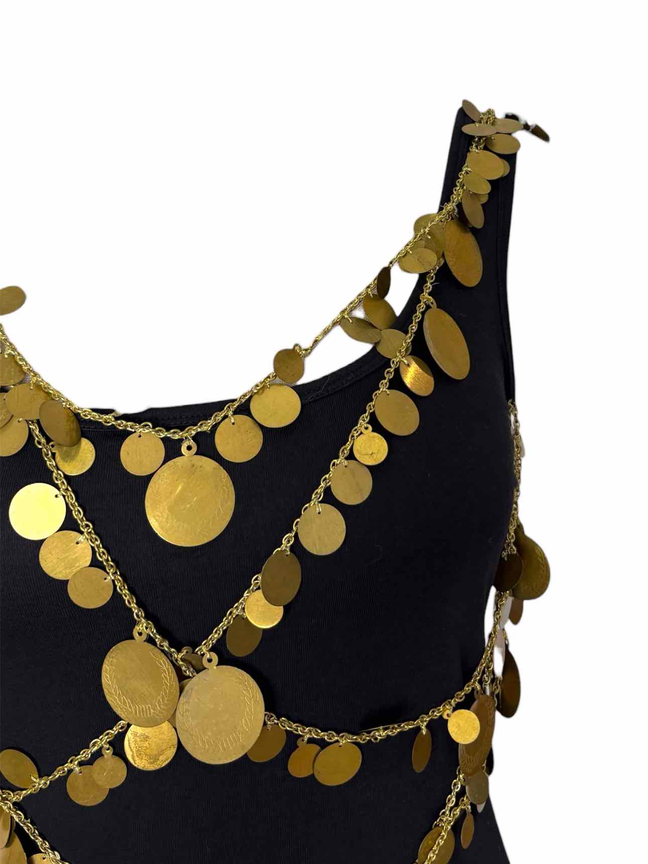 Givenchy Size S Draped Coin Chains Tank Top - Image 3