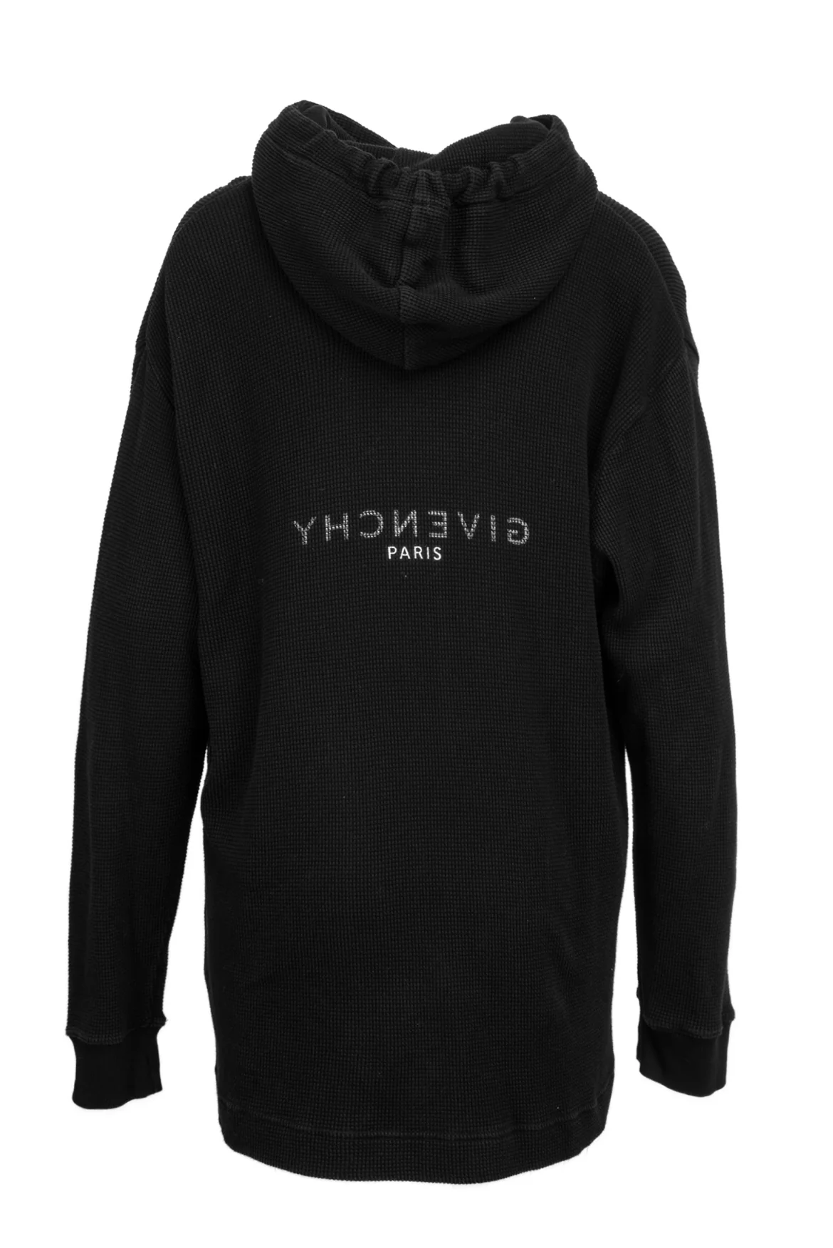 Givenchy Size S Men's Reverse Logo Waffle Hoodie - Image 2