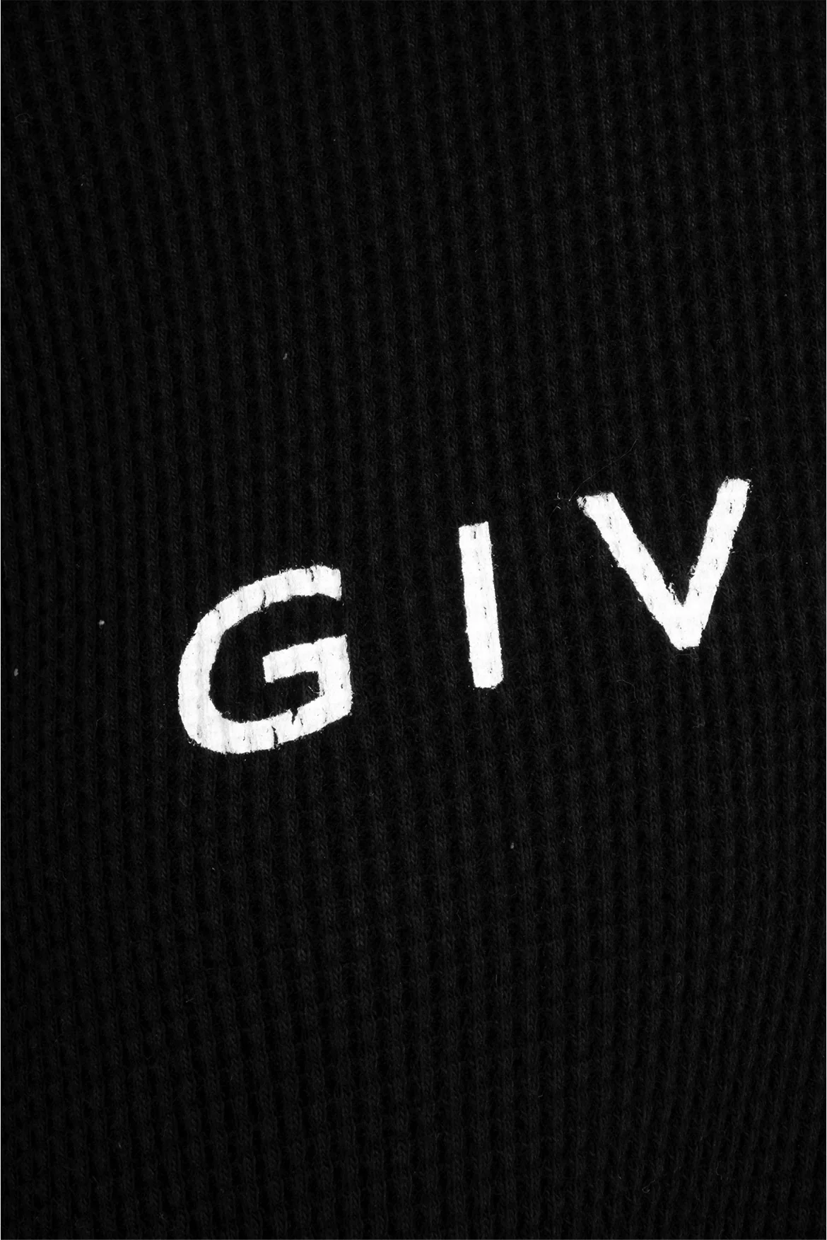 Givenchy Size S Men's Reverse Logo Waffle Hoodie - Image 3