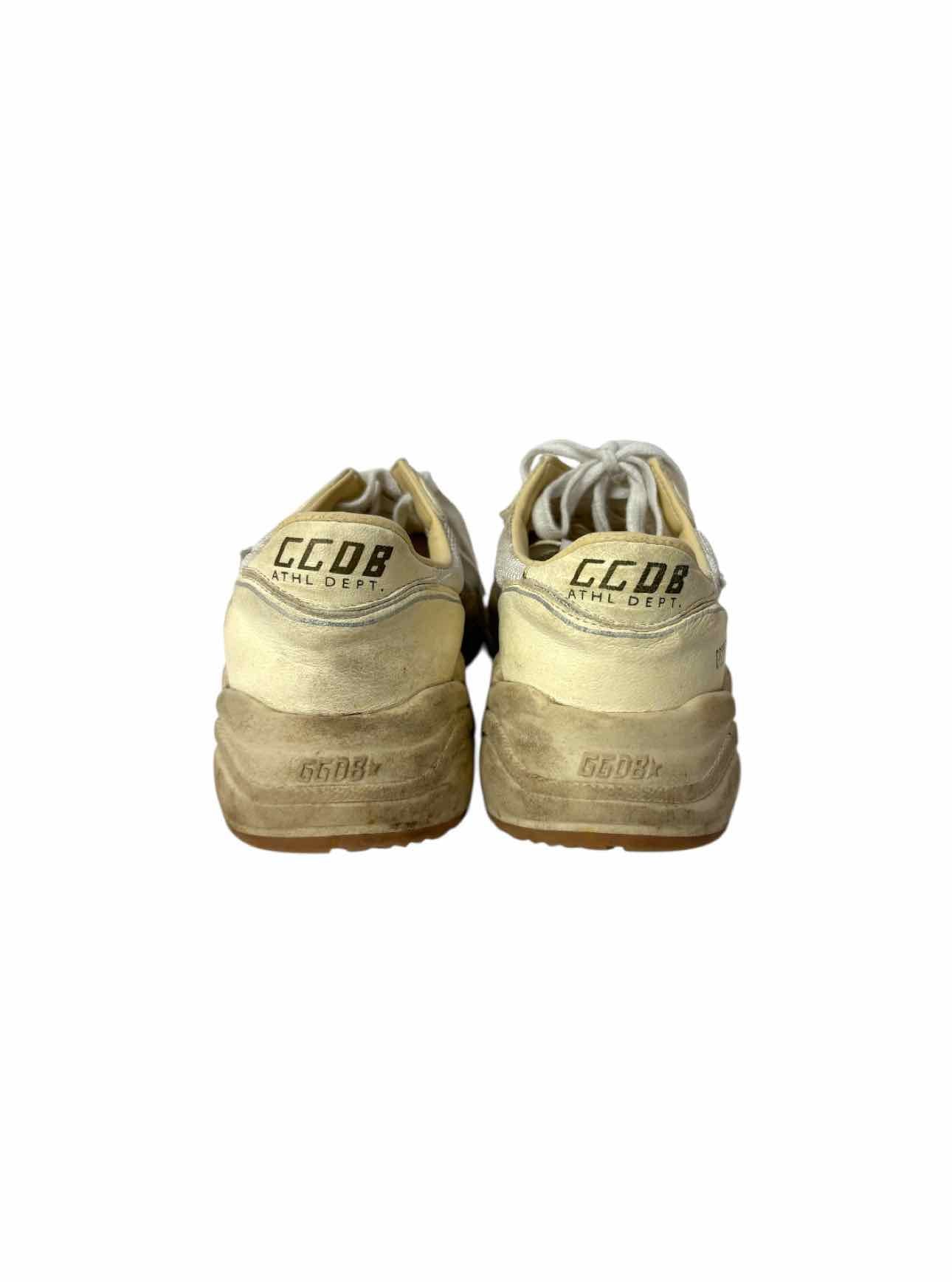 Golden Goose Running Sole Distressed Leather Sneaker - Image 4