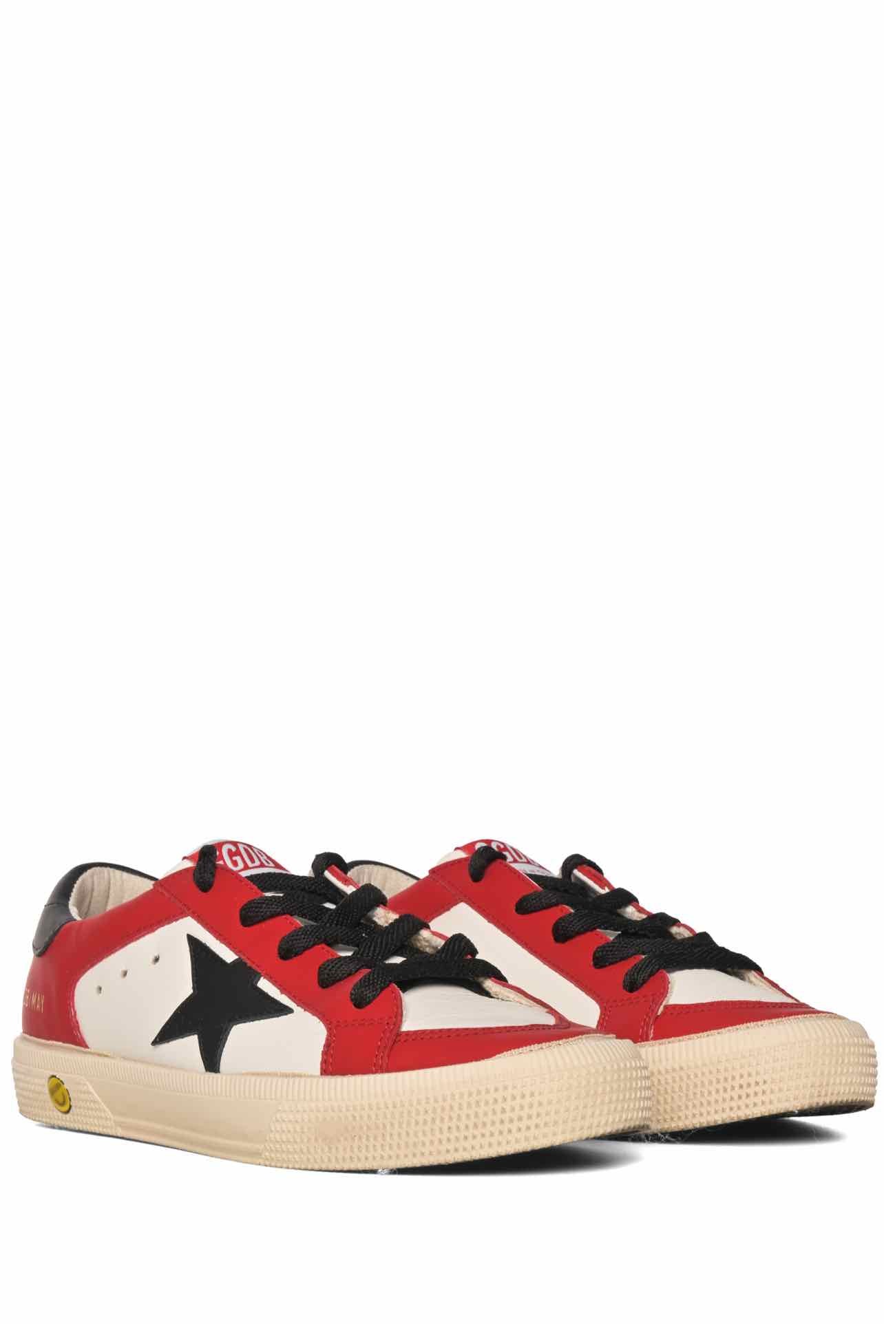 Golden Goose Size 35 Kids May Lace Up Sneaker - Image 2