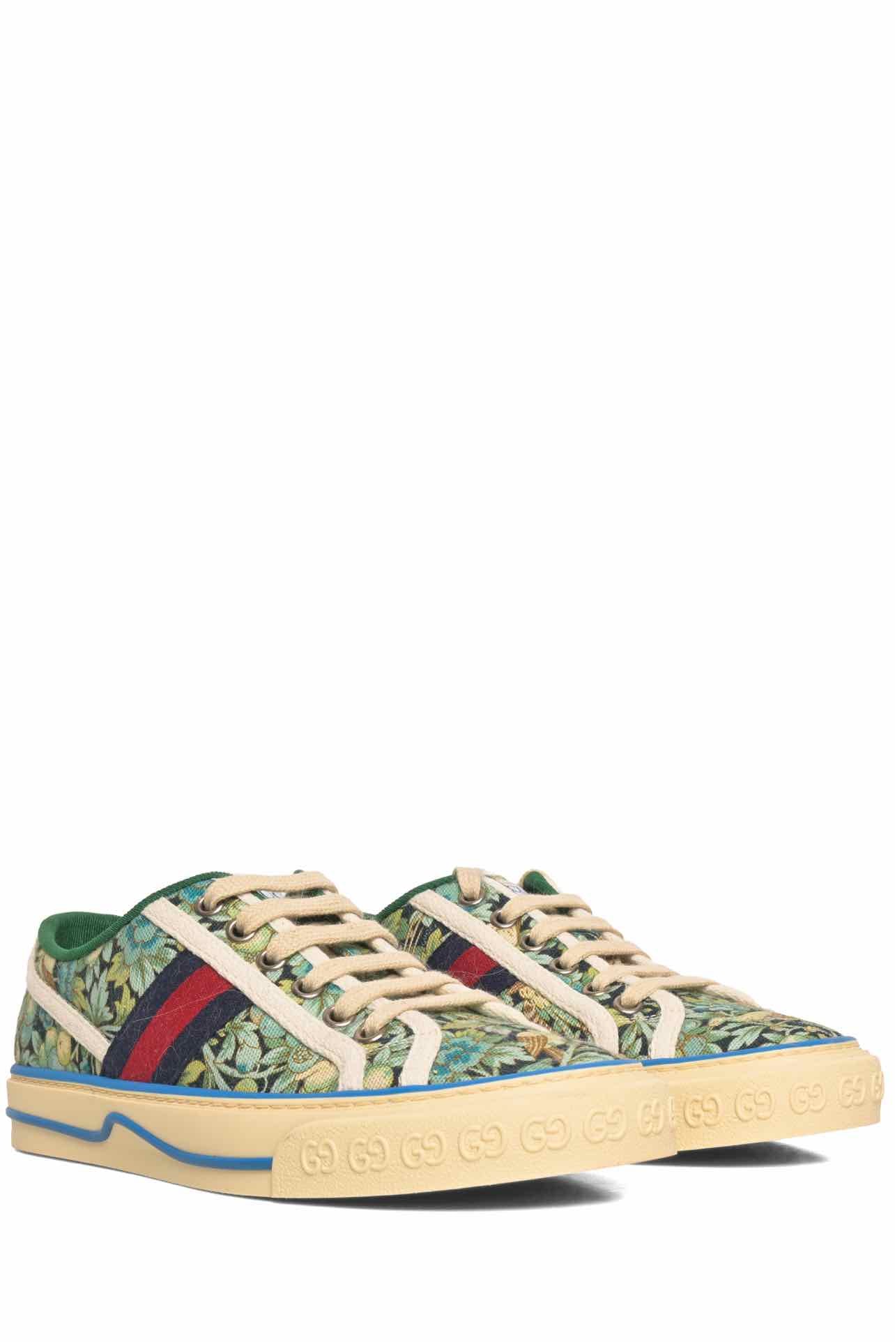 Gucci 1977 Liberty Tennis Sneakers - Image 2