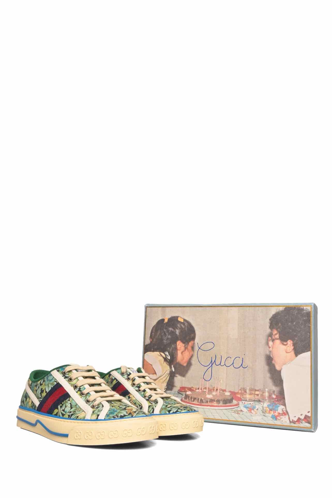 Gucci 1977 Liberty Tennis Sneakers - Image 6