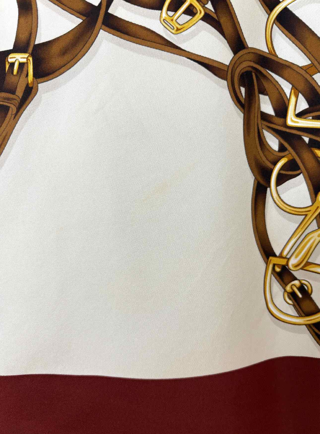 Gucci 85th Anniversary Equestrian Print Silk Scarf - Image 4