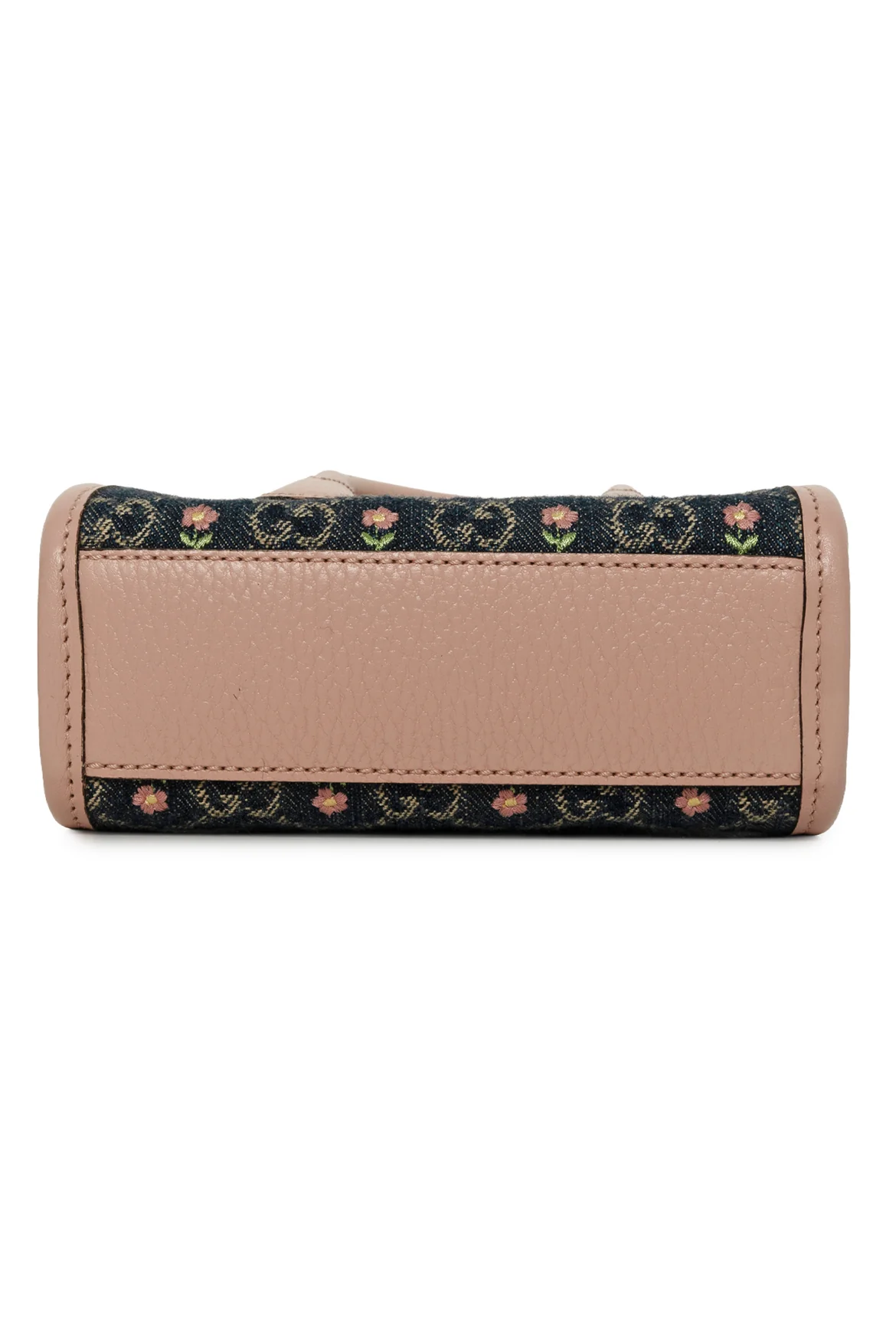 Gucci Denim Dollar Leather GG Monogram Mini Retro Crossbody - Image 4