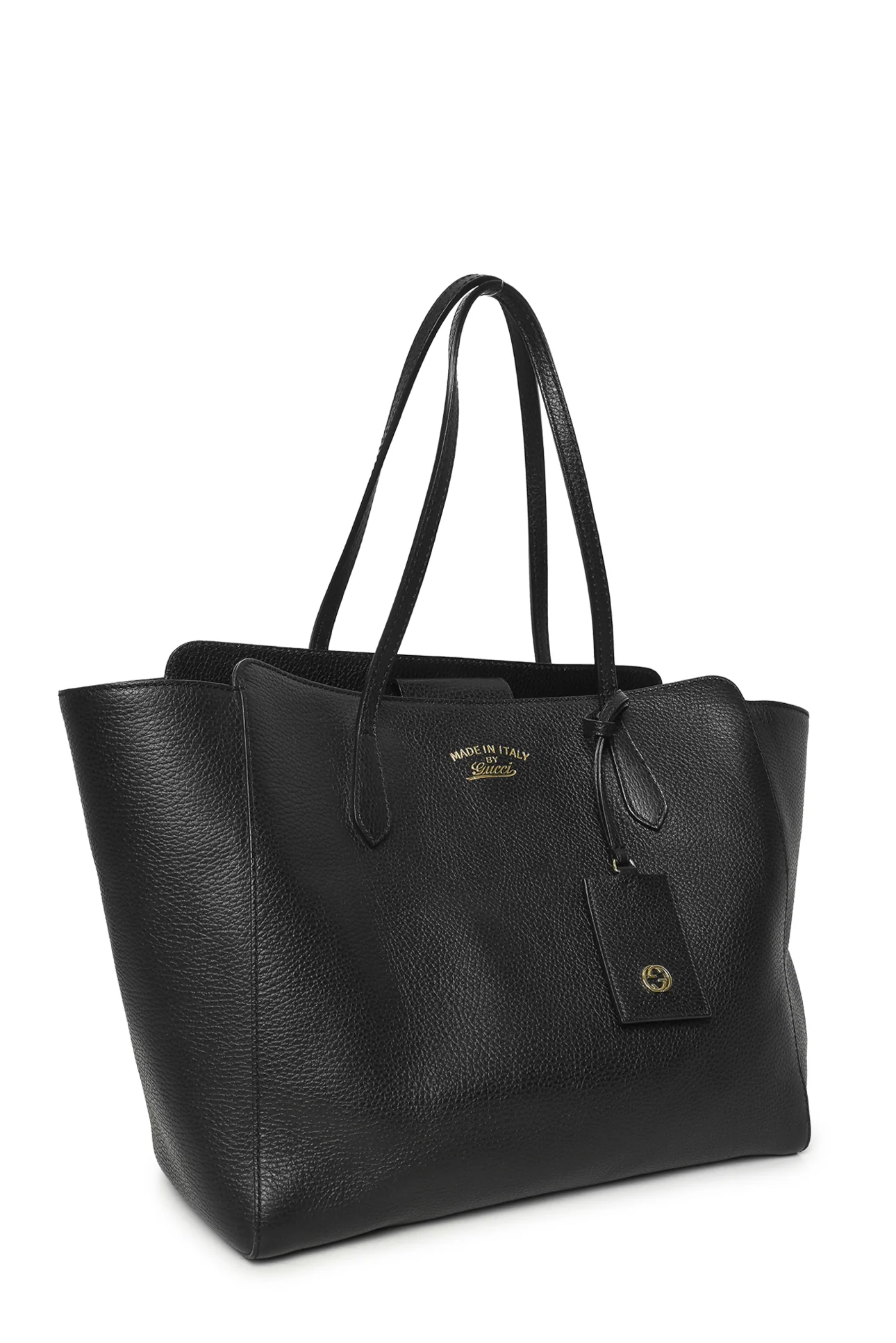 Gucci Dollar Calfskin Leather Swing Tote - Image 2