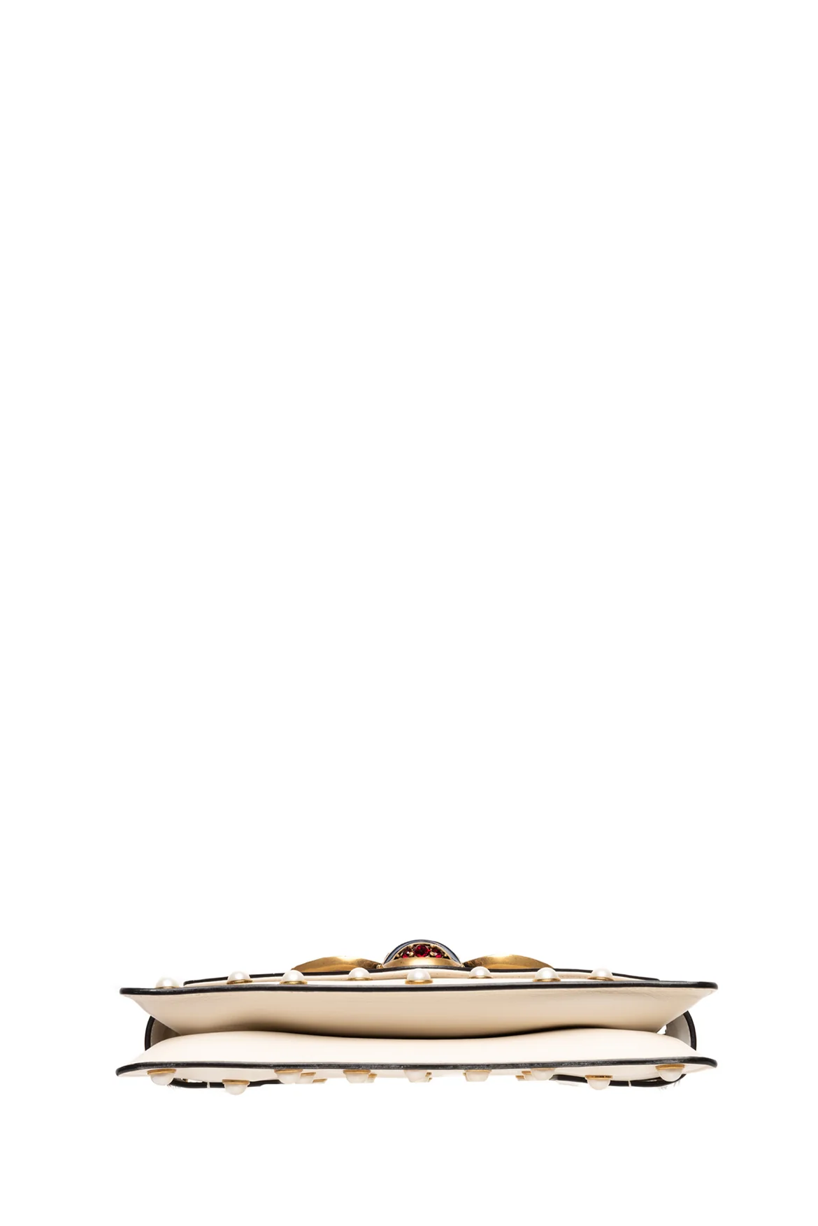 Gucci Faux Pearl Studded Mini Broadway Bee Shoulder Bag - Image 5