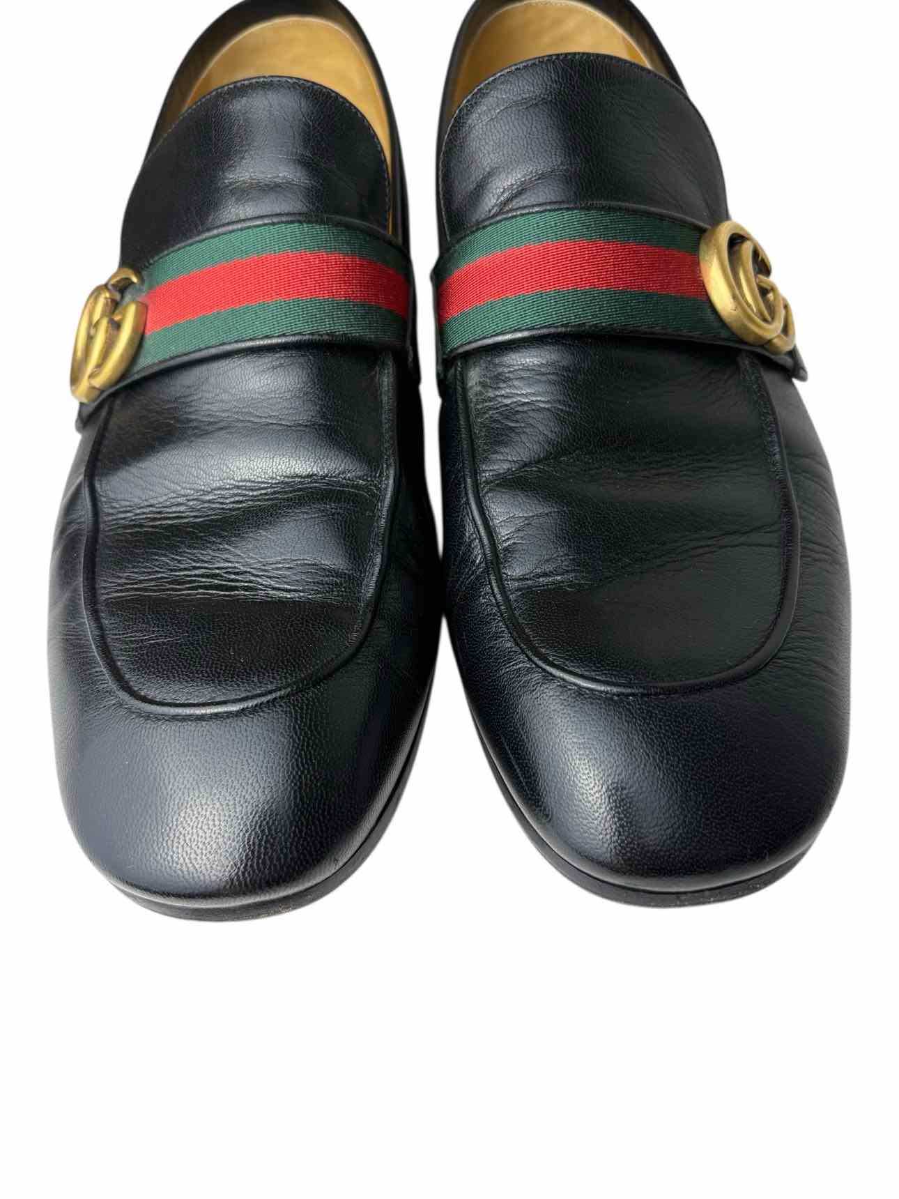 Gucci GG Logo Strap Loafers Size 9 Men's Shoes - Image 7