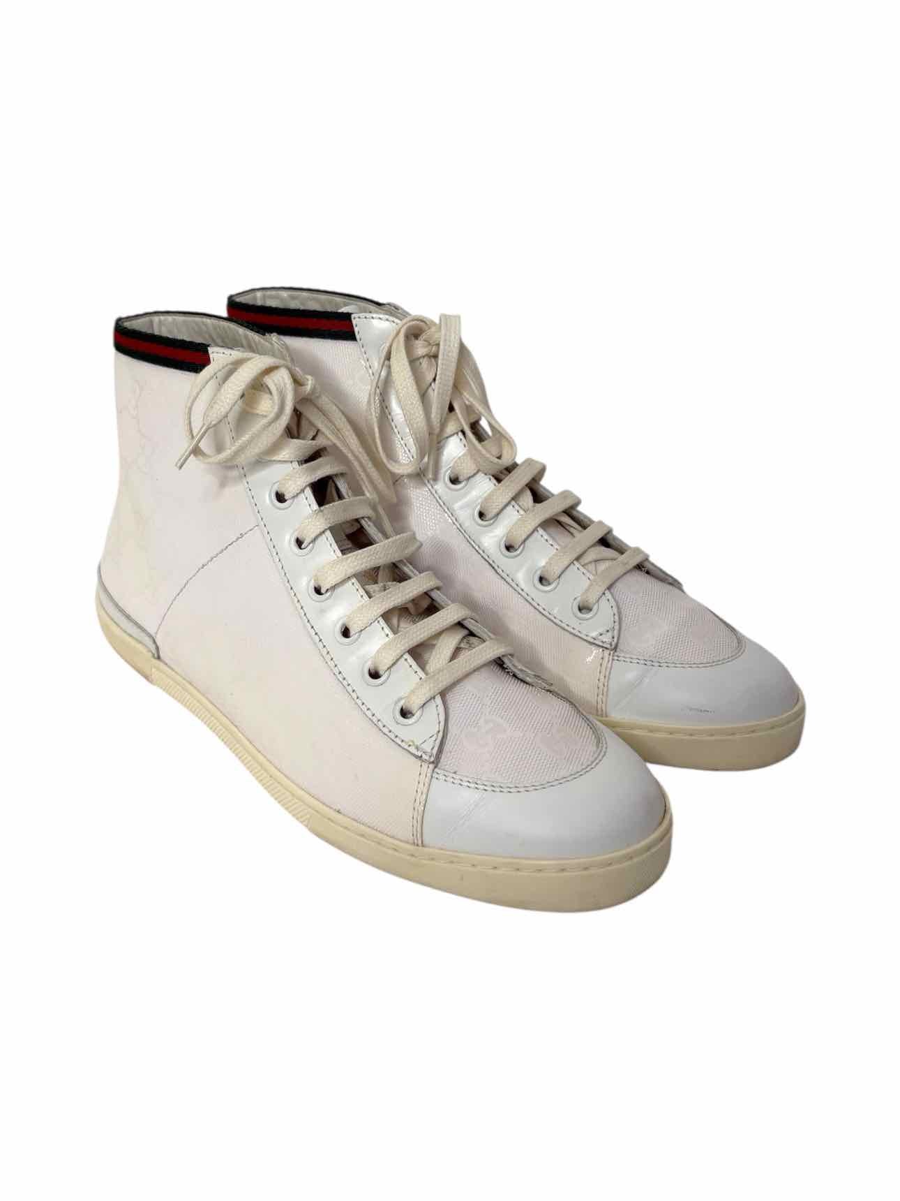 Gucci GG Monogram Leather Size 38 Sneaker - Image 2