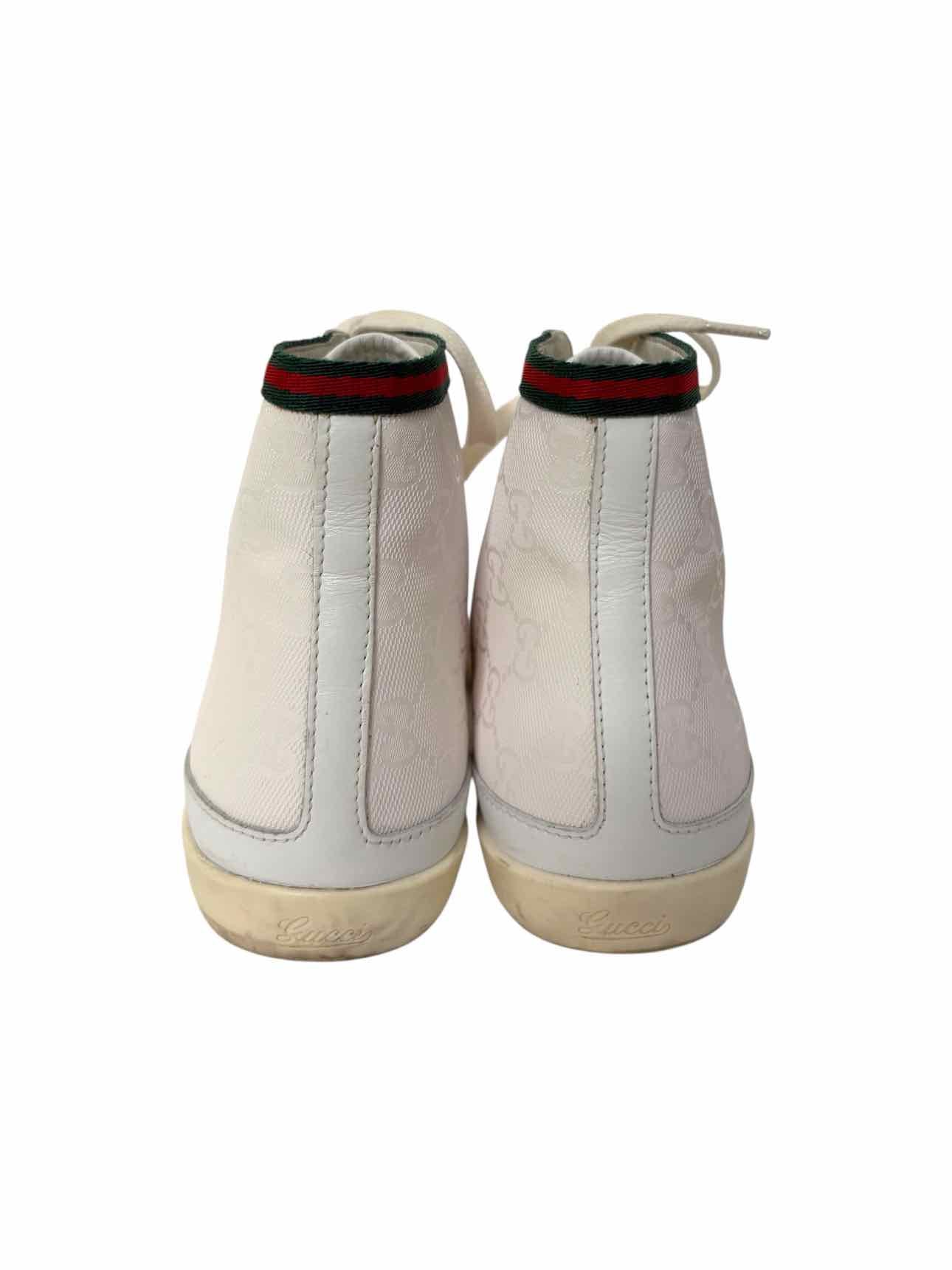 Gucci GG Monogram Leather Size 38 Sneaker - Image 4