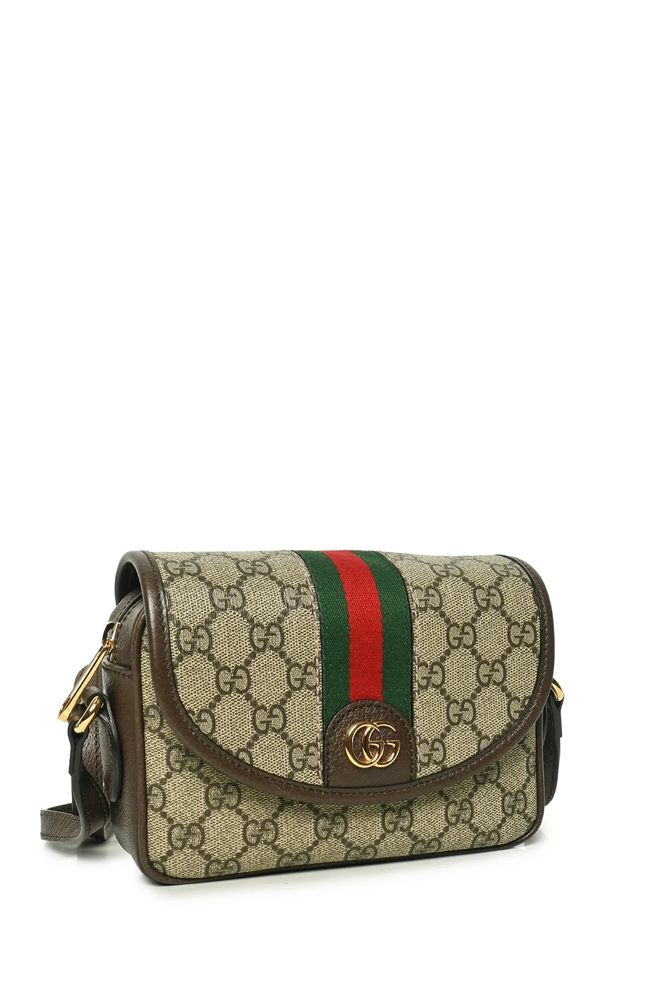 Gucci GG Supreme Coated Canvas Ophidia Mini Crossbody Shoulder Bag - Image 2