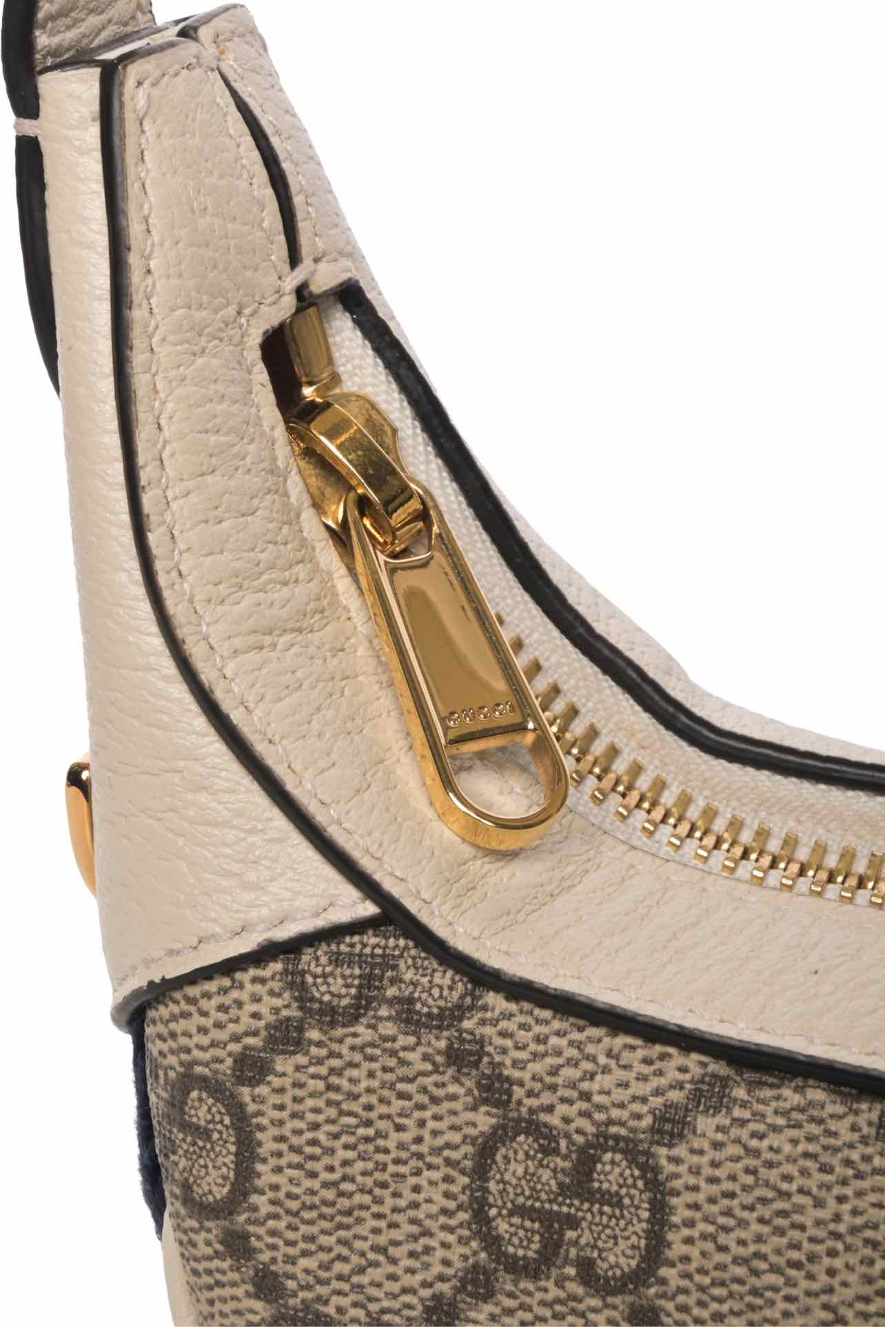 Gucci GG Supreme Web Mini Ophidia Half Moon Hobo - Image 5