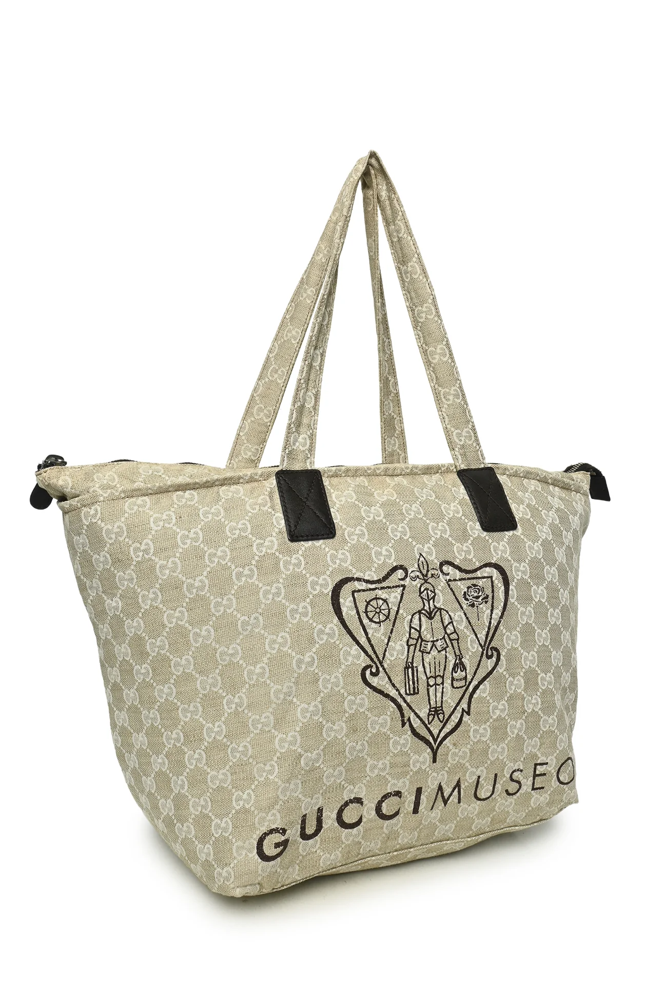 Gucci Gucci Museo Monogram Canvas Tote - Image 2
