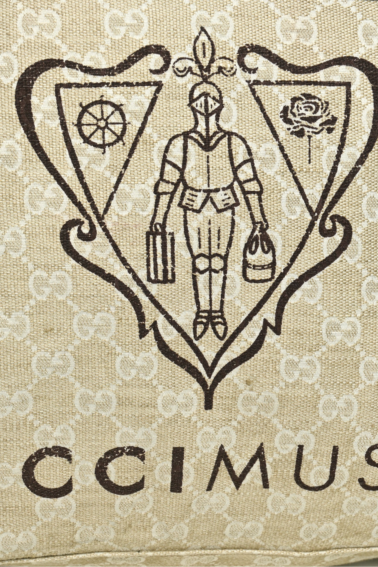 Gucci Gucci Museo Monogram Canvas Tote - Image 5